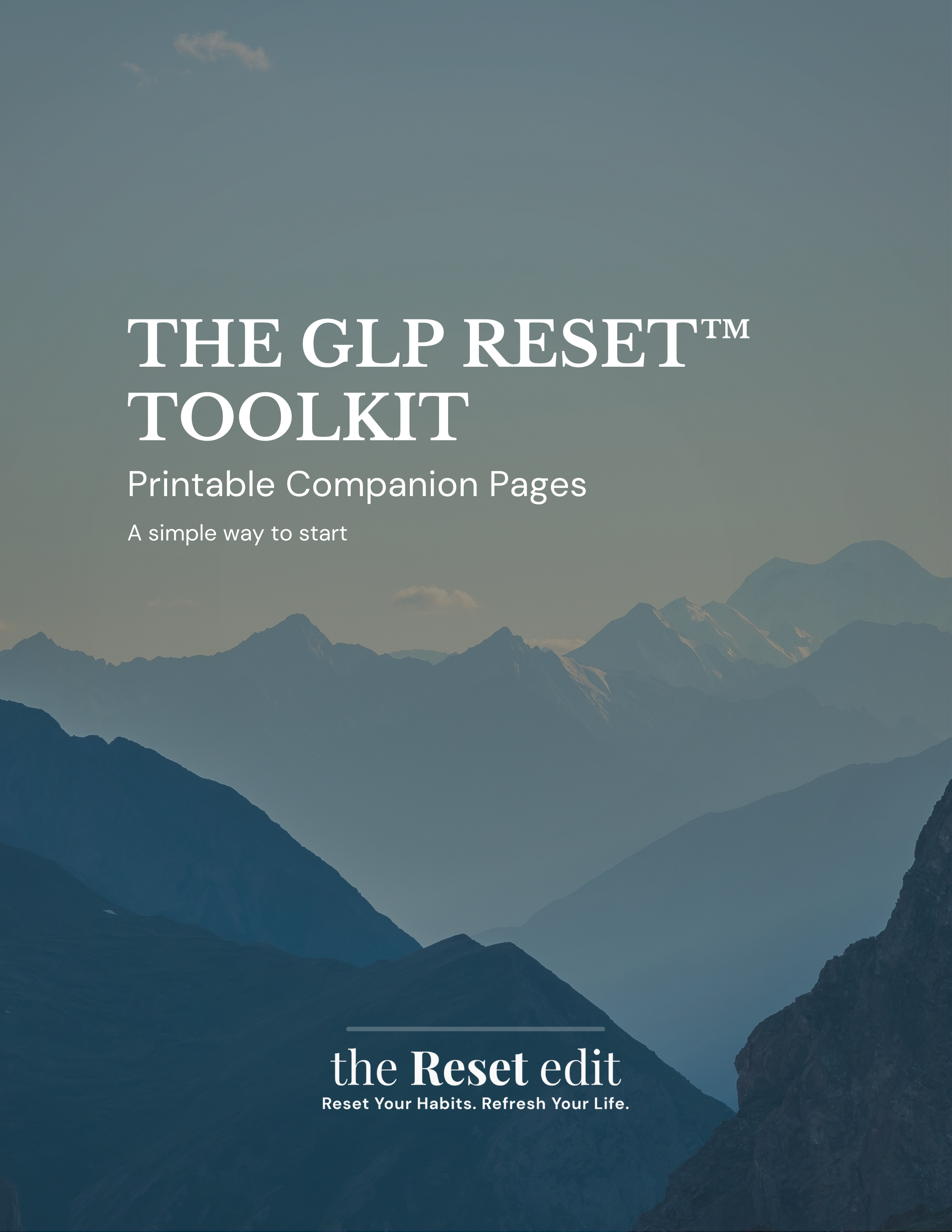 The GLP Reset Toolkit