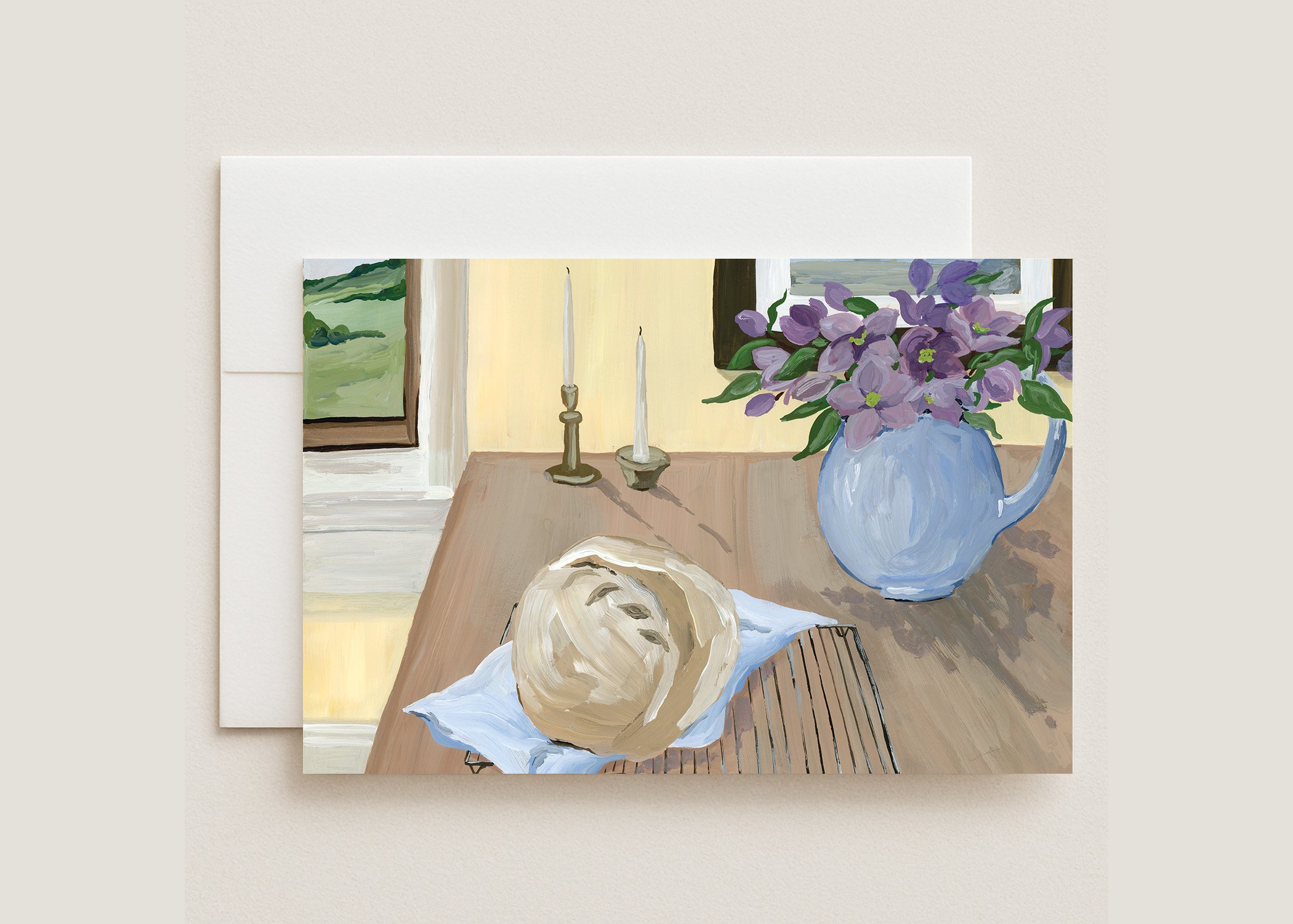 "Bread" Greeting Card