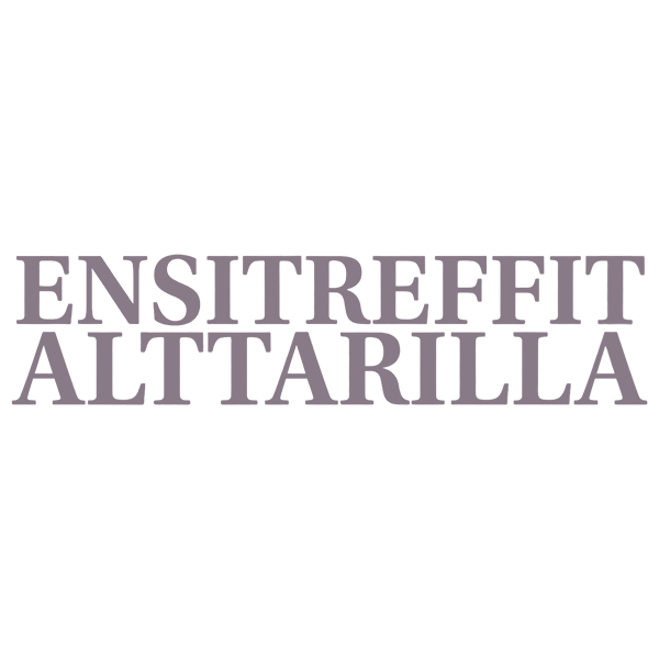 Ensitreffit alttarilla -TV-ohjelman logo.