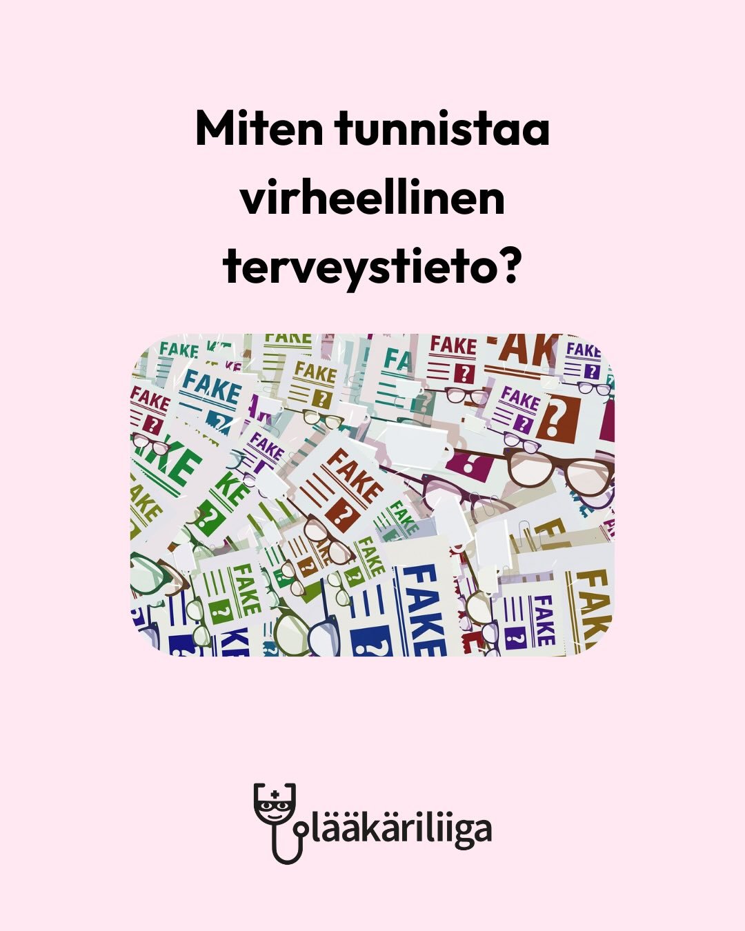 Kyky erottaa luotettava tieto virheellisest&auml; on t&auml;rke&auml;mp&auml;&auml; kuin koskaan, sill&auml; tietoa tulvii meille kaikkialta. Samalla joukossa on my&ouml;s terveysmisinformaatiota, virheellist&auml; terveystietoa ja terveyshumpuukia.

