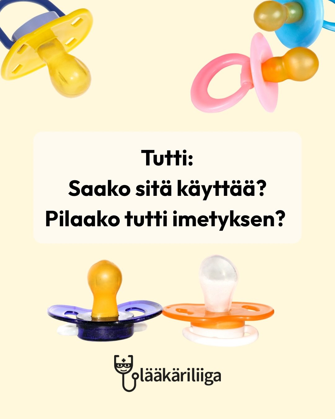 Tutin k&auml;ytt&ouml; her&auml;tt&auml;&auml; vauva-arjessa edelleen huolta ja ristiriitaisia ohjeita. Saako tuttia k&auml;ytt&auml;&auml;, milloin saa ja voiko se haitata imetyst&auml;, unta tai suun kehityst&auml;? Tutkimusn&auml;ytt&ouml; ei tue 