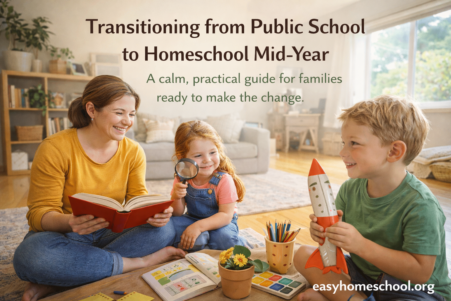 Transitioning from Public School to Homeschool Mid-Year