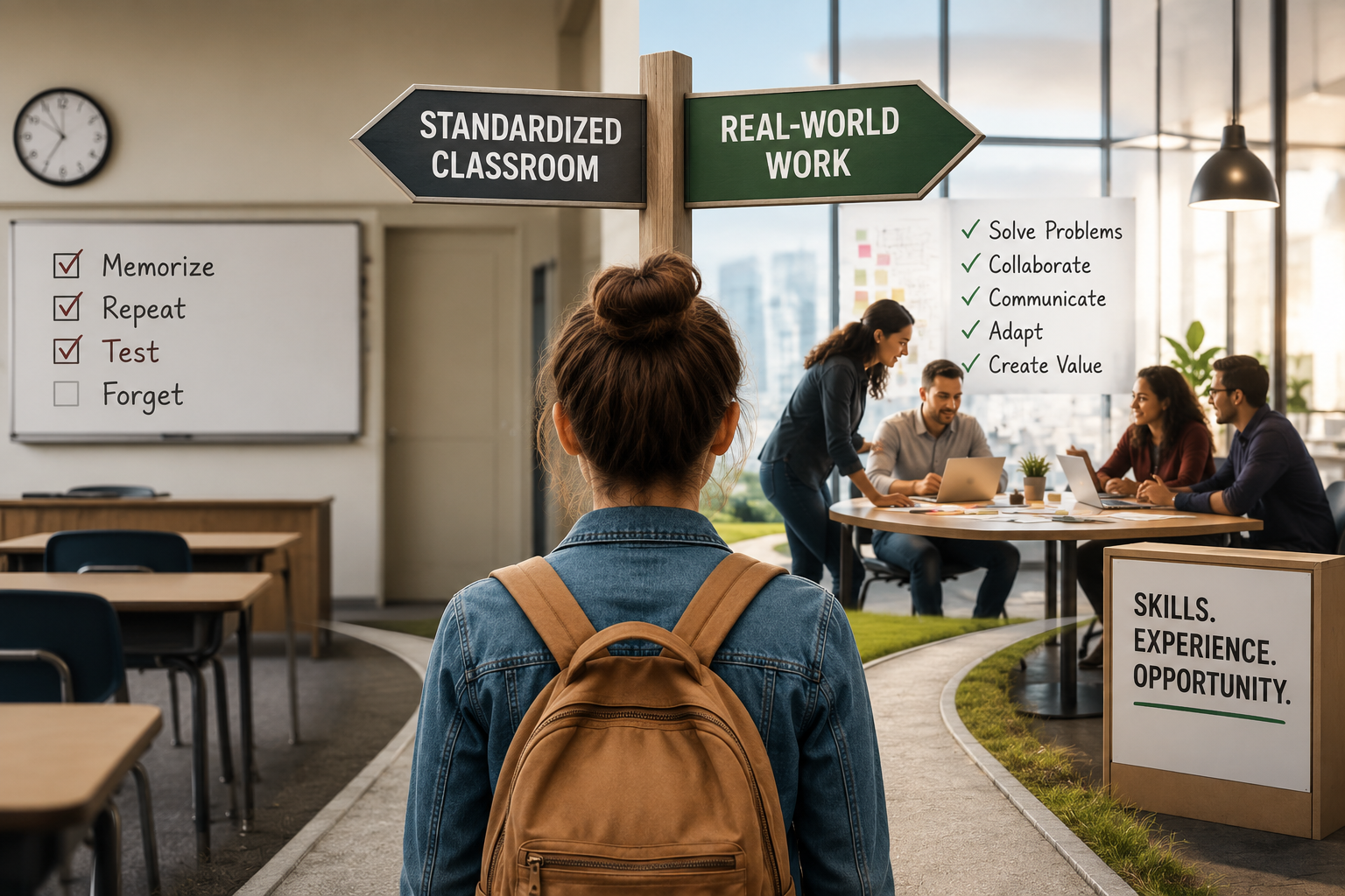 Built for the Job That Actually Exists: Why the Standardized Classroom Falls Short, and What We Do Differently
