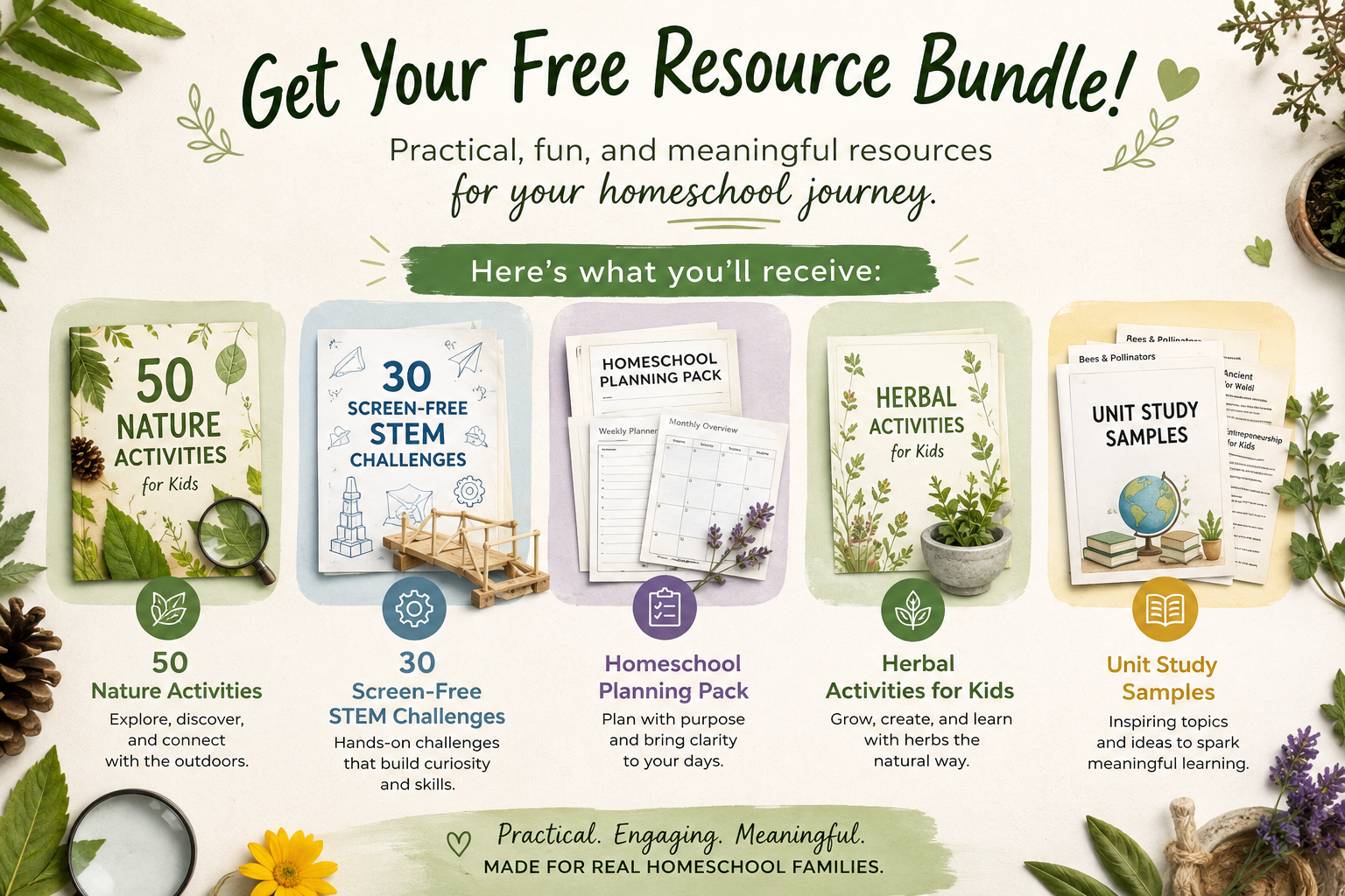Get your Free Resource Bundle