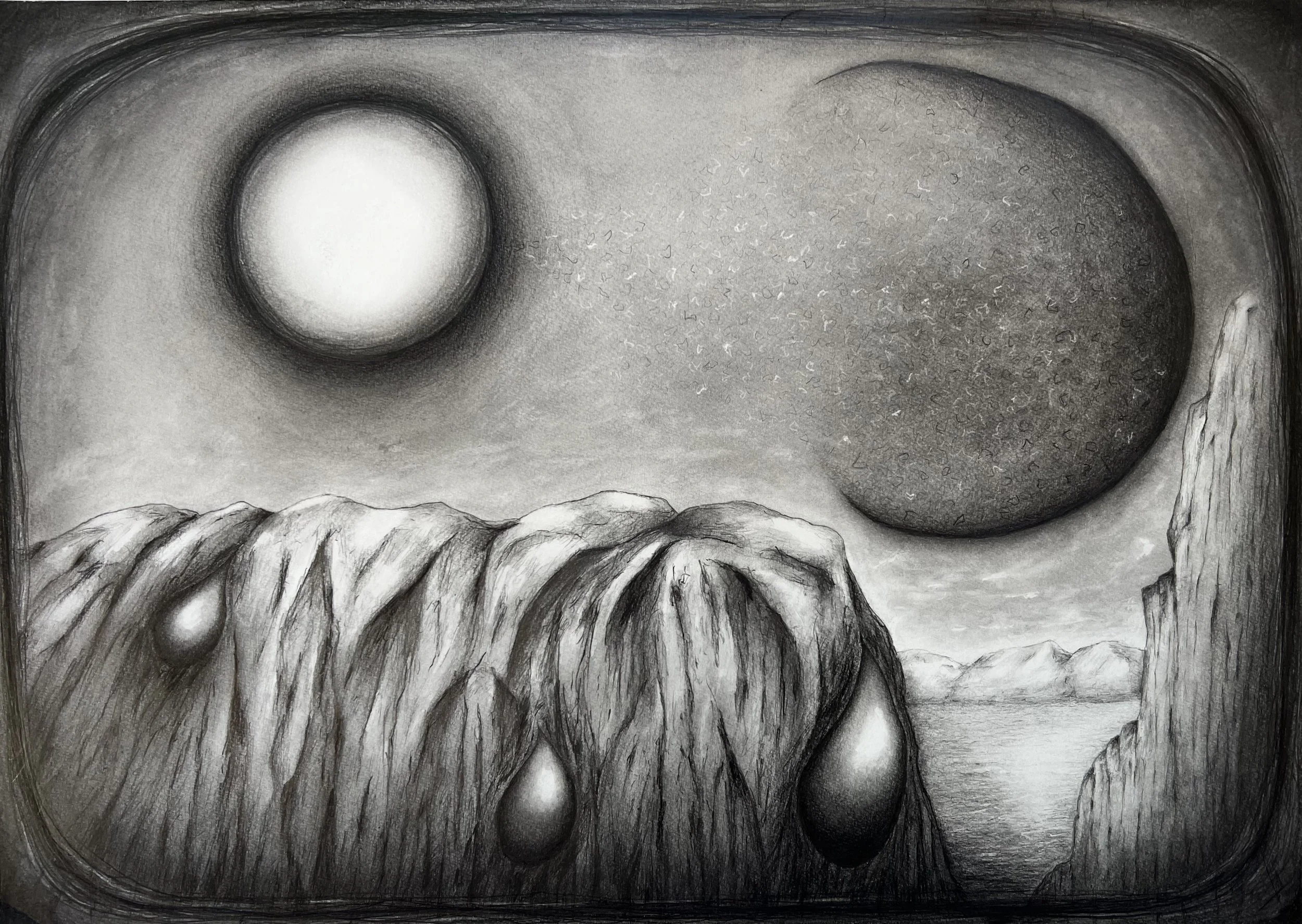  Becomings , 2026 
Graphite on paper 
35.4 × 50 cm (13.8 × 19.7 in)