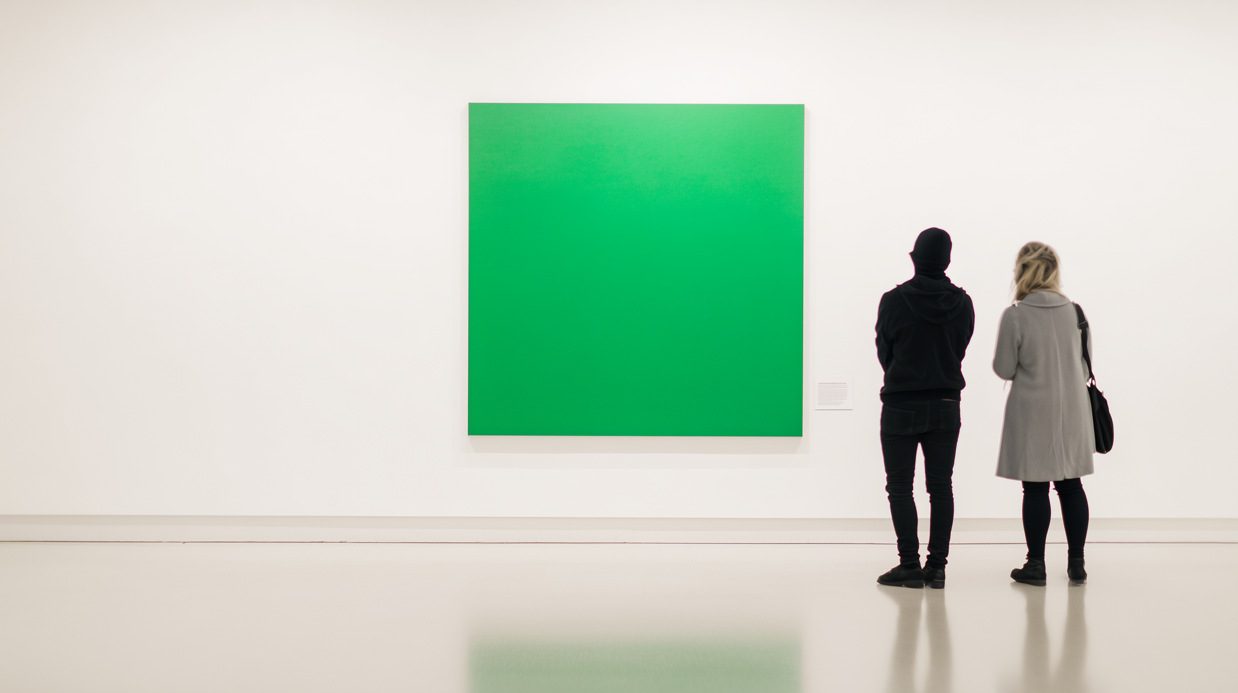 Methane Surge, 2061 (2024). The algorithm computes the chromatic signature of a future methane release, turning unseen greenhouse escalation into hue.