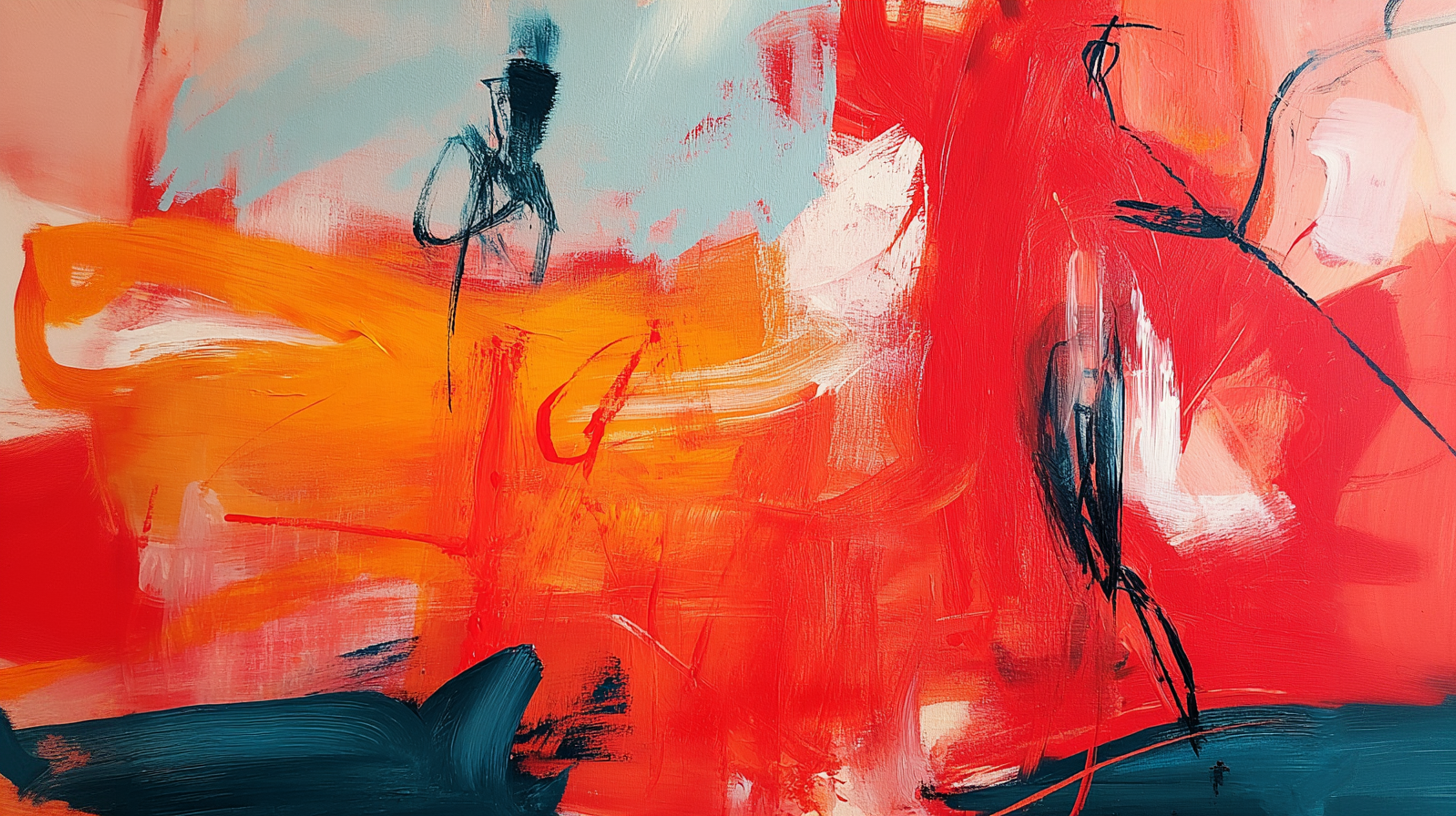 The Weight of Light (2023). Painted by David Clarke in the months before training his AI model.