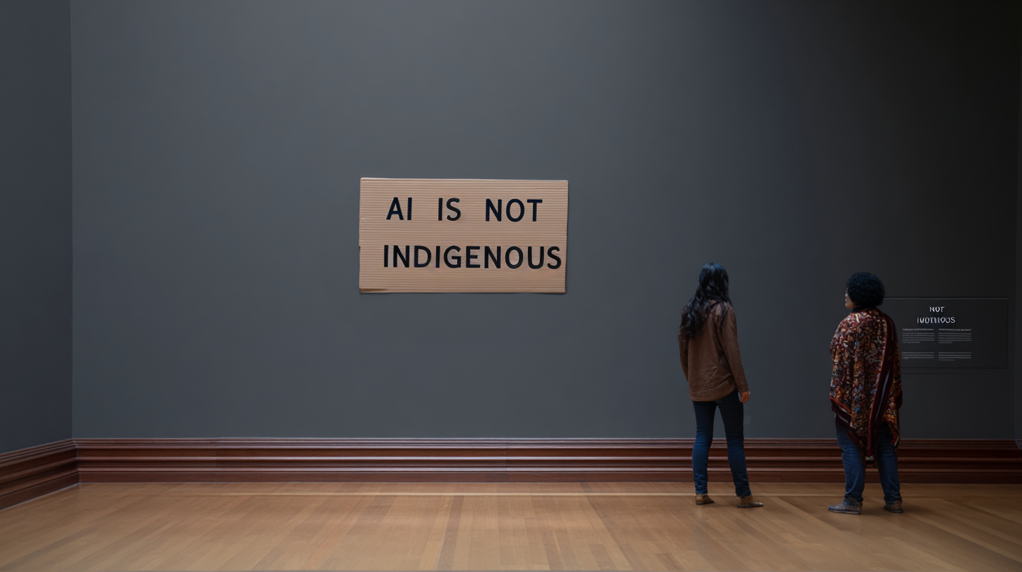 AI Is Not Indigenous (2022). Gallery view. 