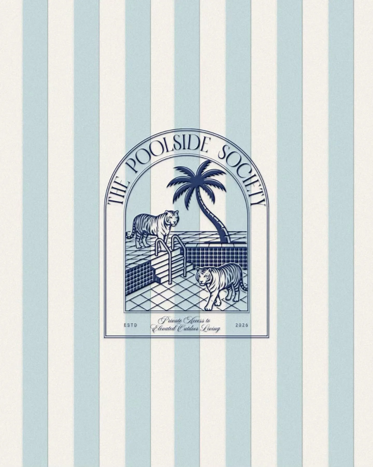 Luxury is in the experience.
From embossed details to timeless typography, every element of The Poolside Society was designed to feel as exclusive as the community it represents.

&copy; Moxieque ★ 

#BrandIdentity #BrandDesigner #whimsical #Creative