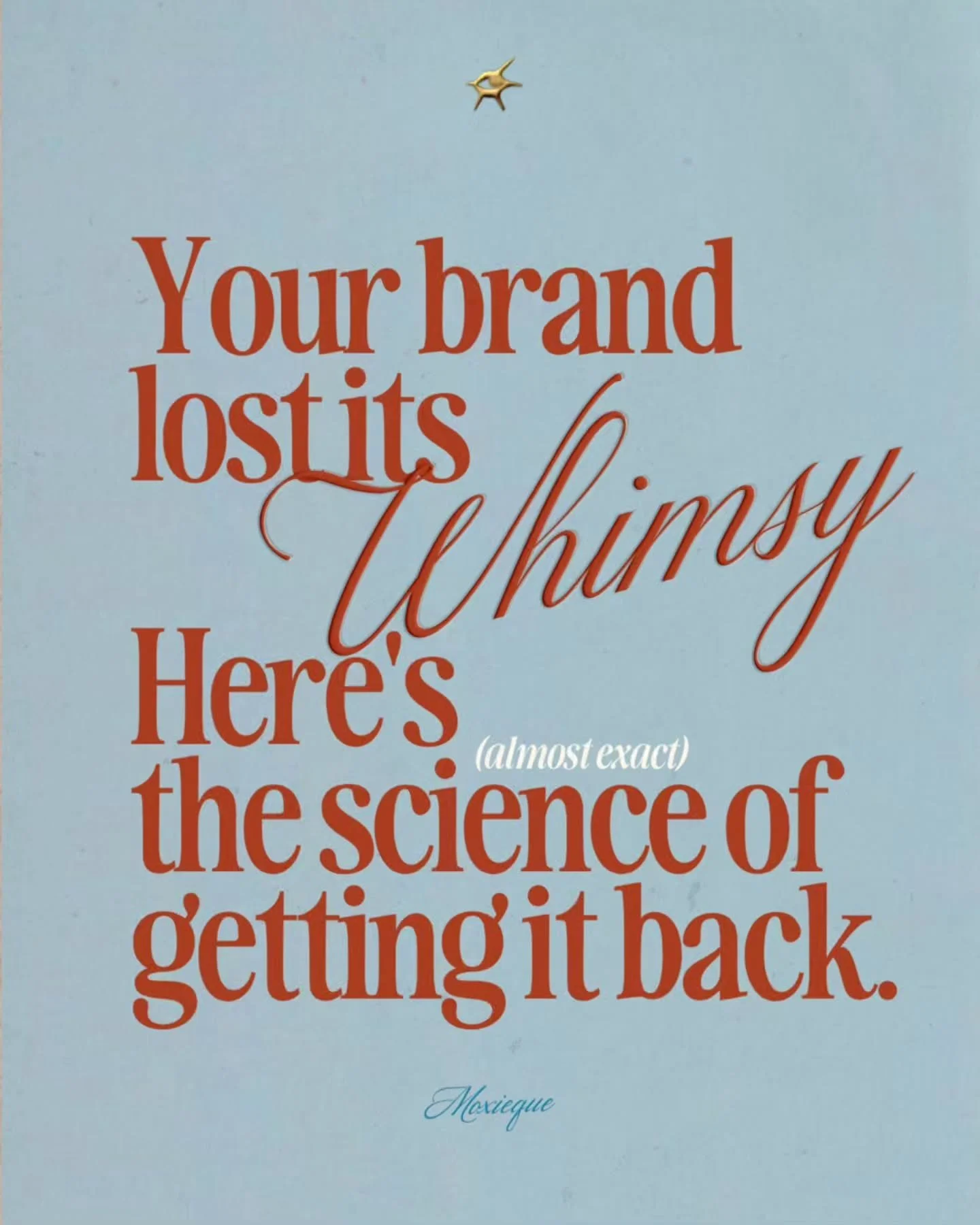 Trends are dopamine.. Whimsy is the spark. One of them makes people feel something.

&copy; Moxieque ★ 

#BrandIdentity #BrandDesigner #whimsical #CreativeDirection #VisualIdentity