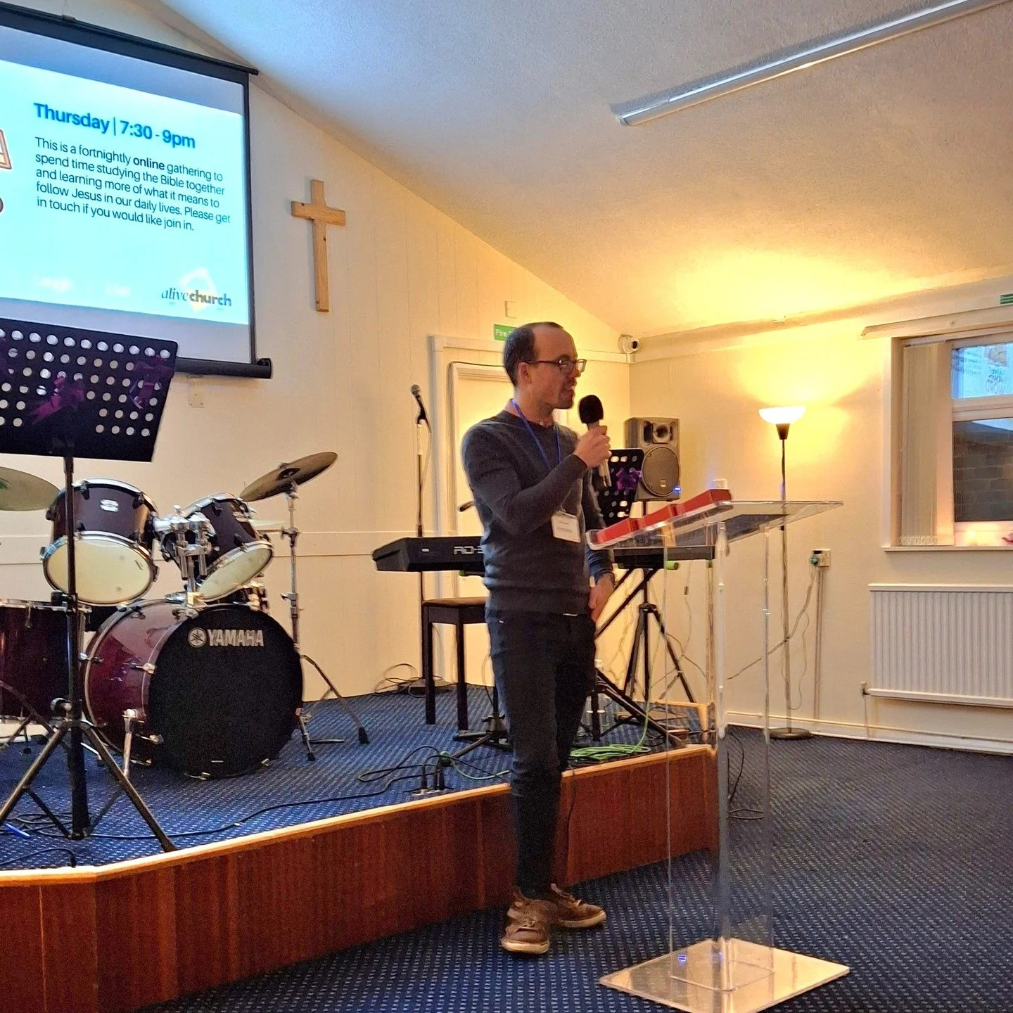 Our very first service that took place on Christmas Eve