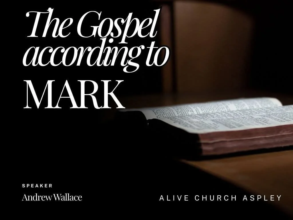 Tomorrow at 4pm we begin our series in the Gospel of Mark. We would love for you to join us! Alongside the teaching there will be worship through song, a time of sharing in Communion, some fun for kids and refreshments for all. 😄