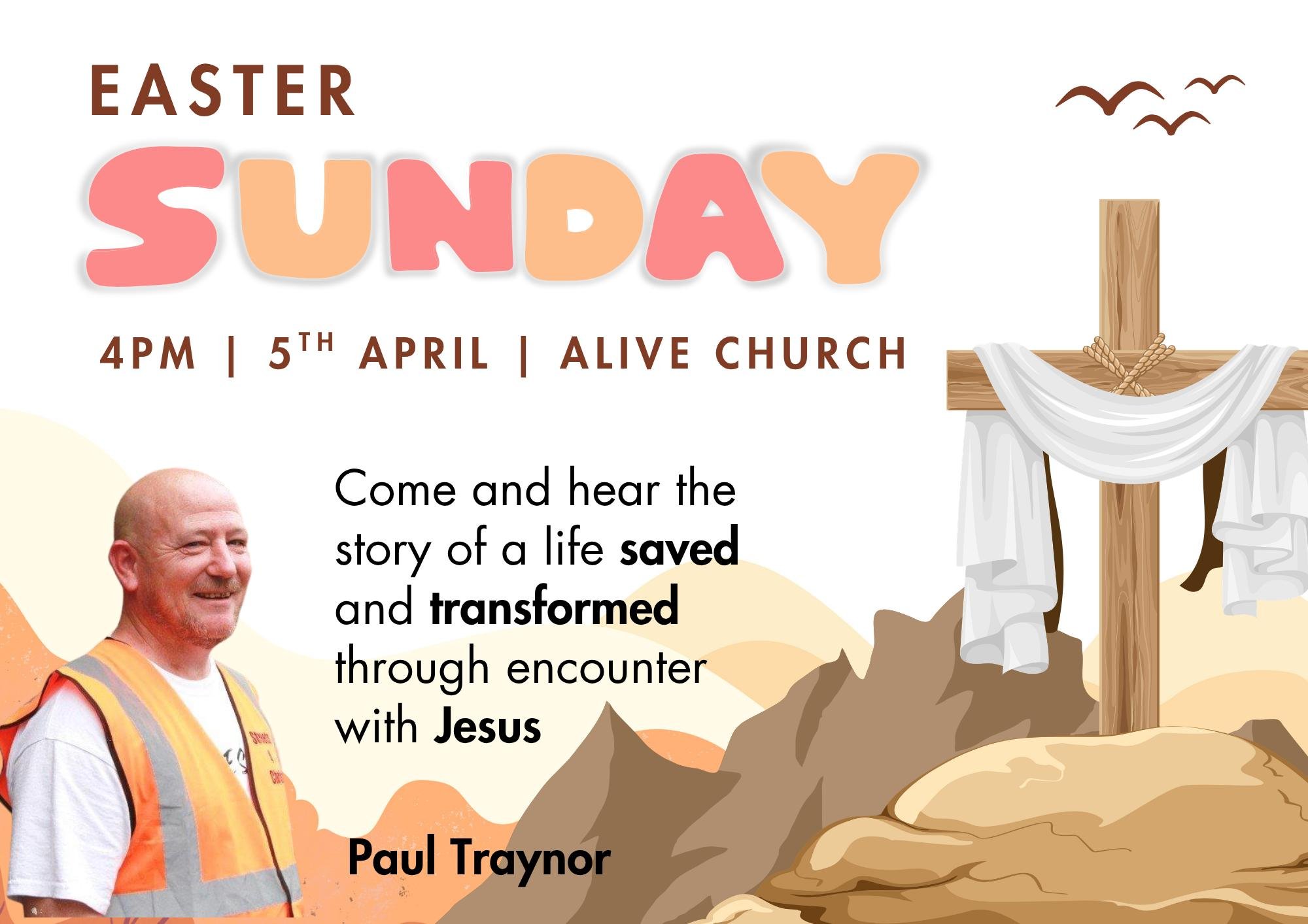 This is one not to miss! Come and celebrate Resurrection Sunday with us!