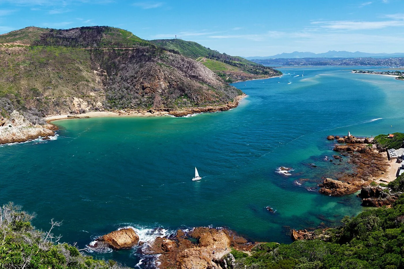 Knysna Heads. Kinetic Catamarans. KC54