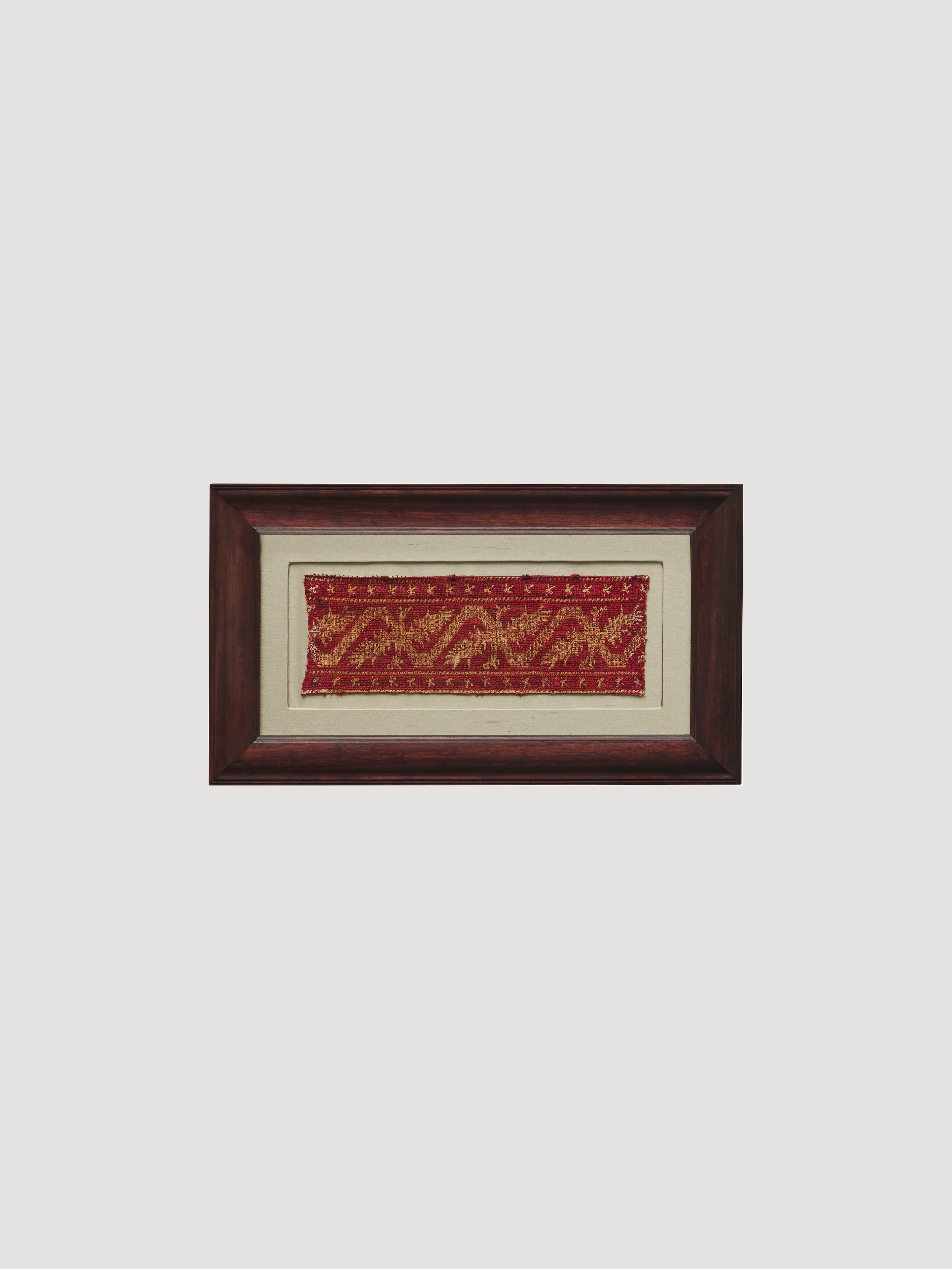 Azemmour Dragons Silk-on-linen Embroidery