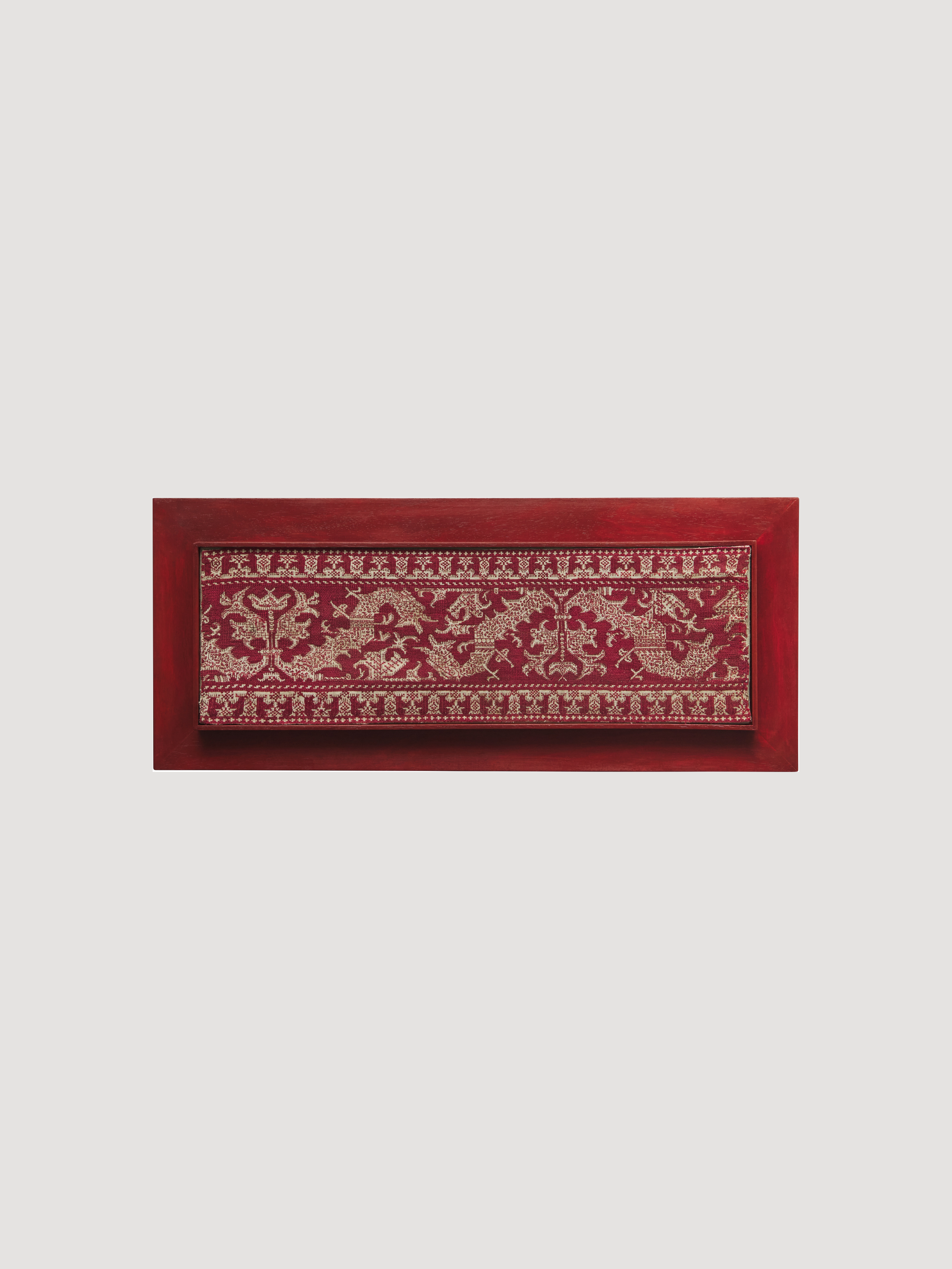 Azemmour Snake Silk-on-linen Embroidery