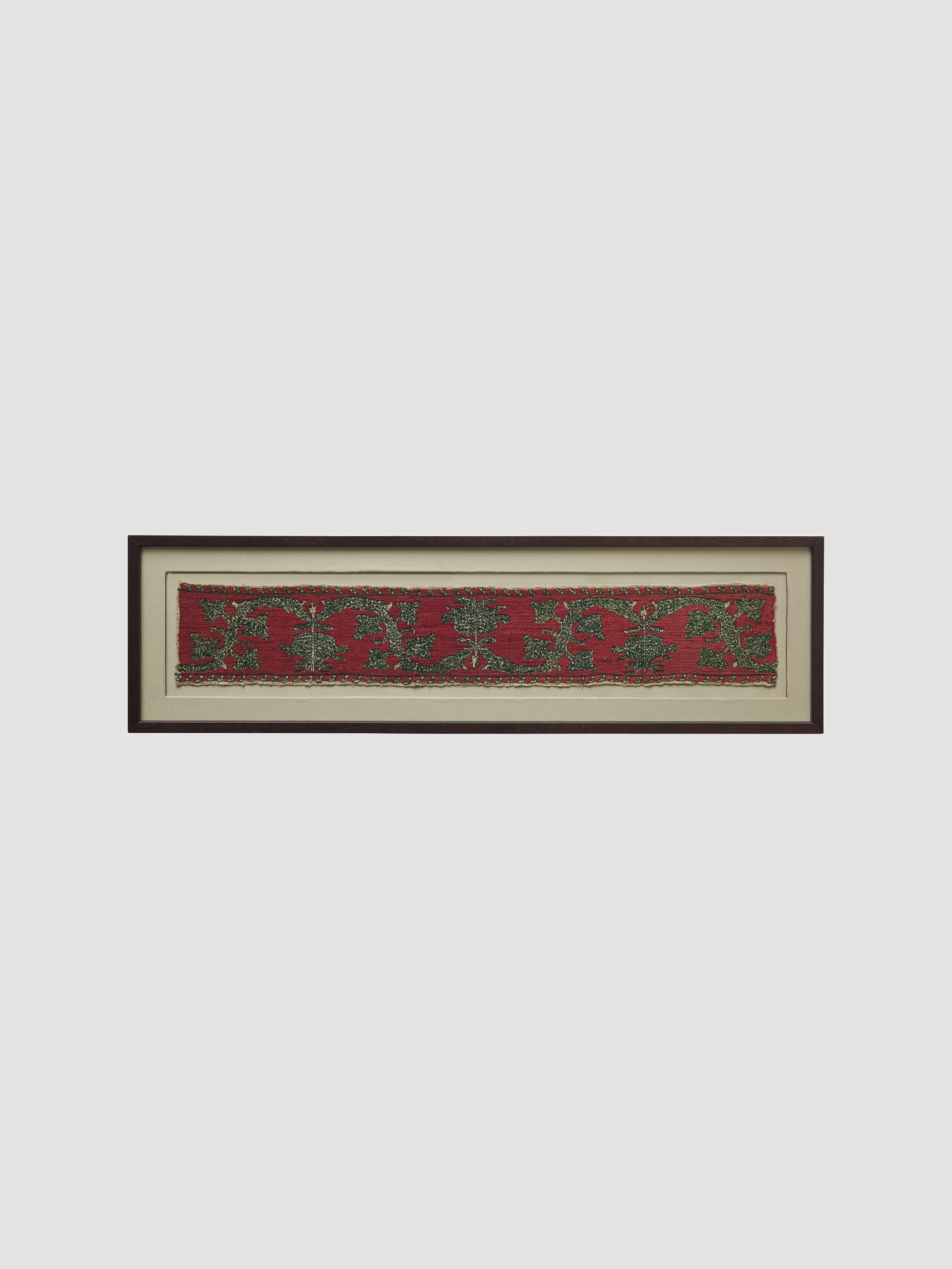 Azemmour Pomegranates Silk-on-linen Embroidery