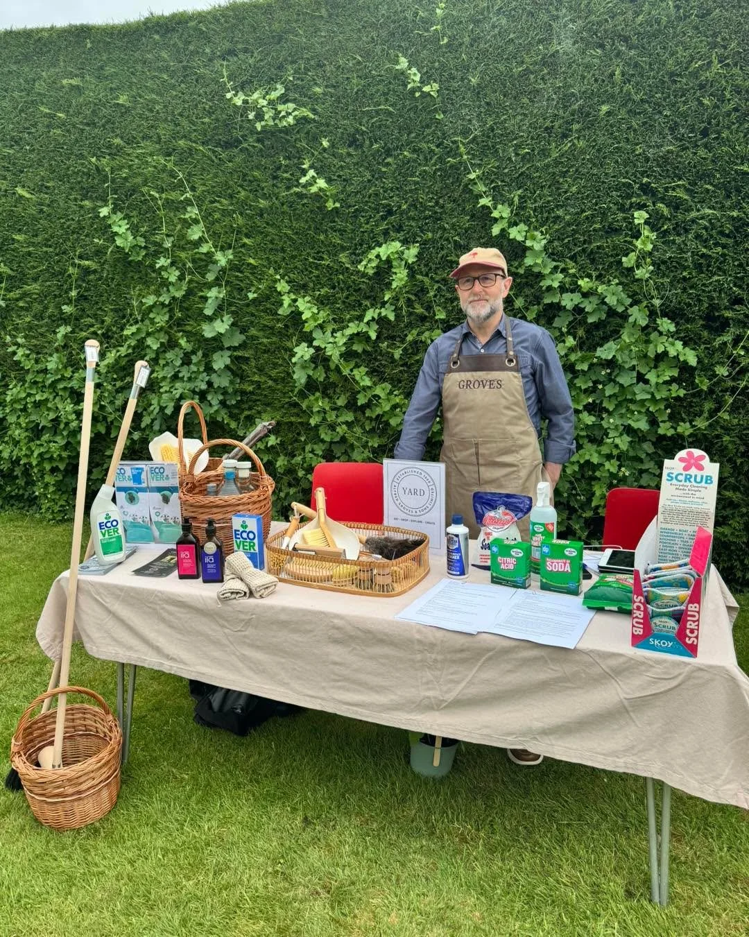 A great day celebrating the Great Big Green Week at the Milton Repair Cafe. Sharing information on many of the eco friendly products we sell at Groves Yard.  #grovesshop