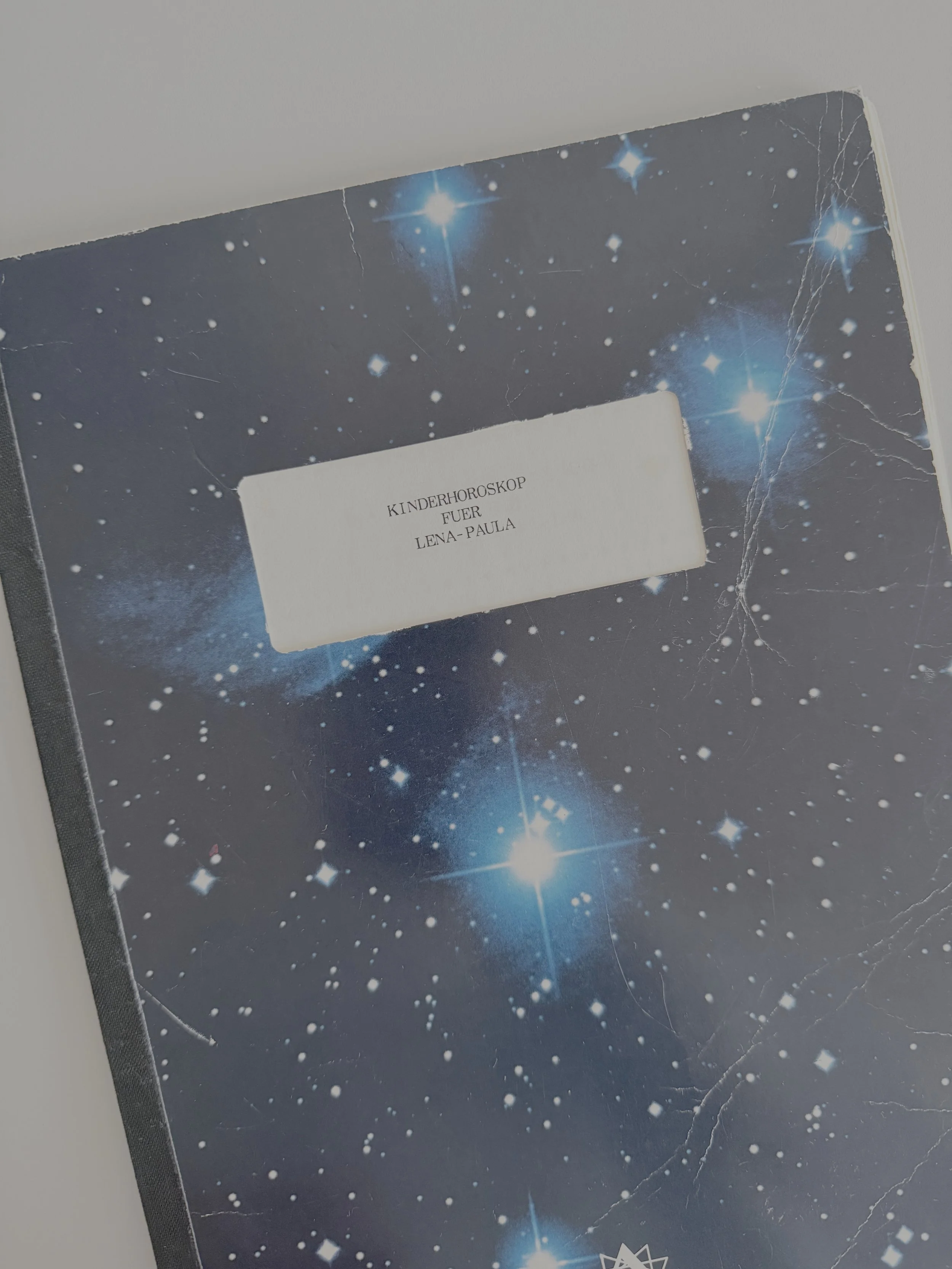 gedrucktes Kinderhoroskop