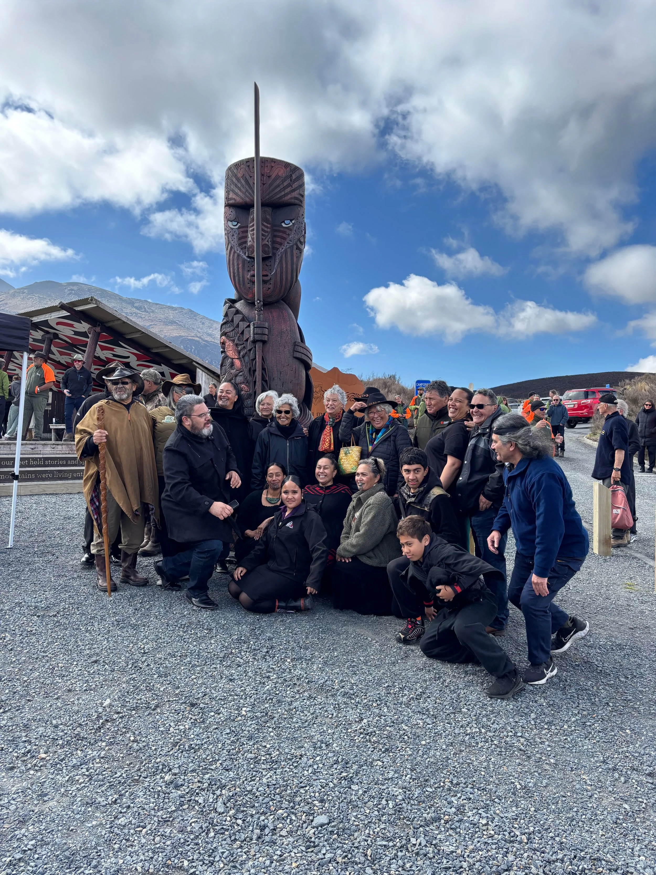 Nov 2025.  An emotional experience at the blessing and reopening of the Tongariro Alpine Crossing after the devastating fire in Tongariro National Park supporting our Ngati Hikairo hapu and alongside some of my whanau from Kauriki.