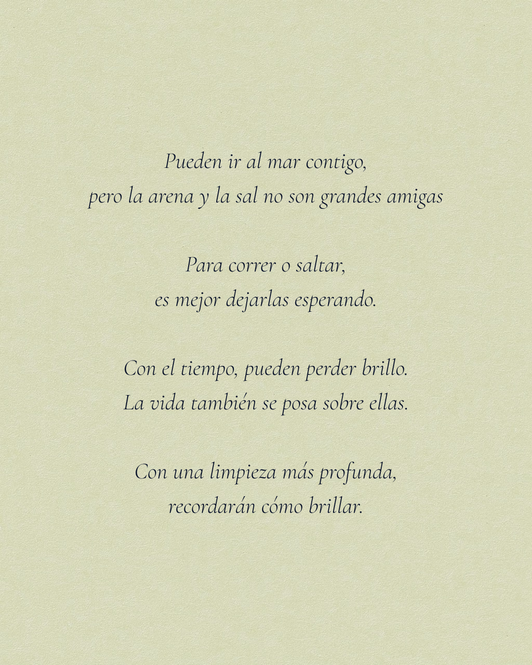 Jewelry Care by Sofía Sunyer