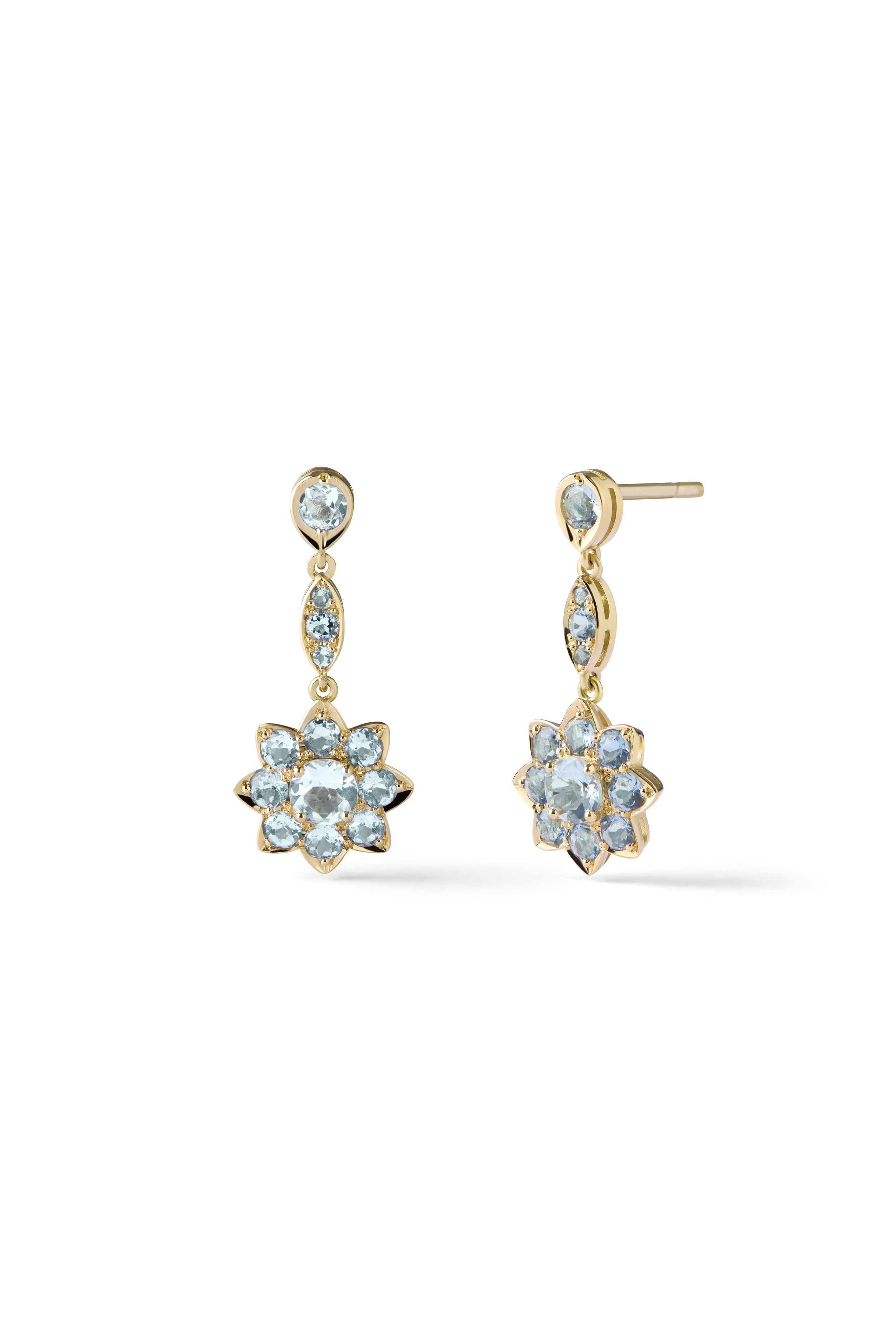 Pendientes de oro de 18 kt, diseño de Sofía Sunyer