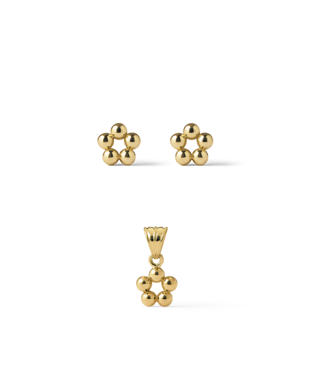 Pendientes de oro de 18 kt, diseño de Sofía Sunyer