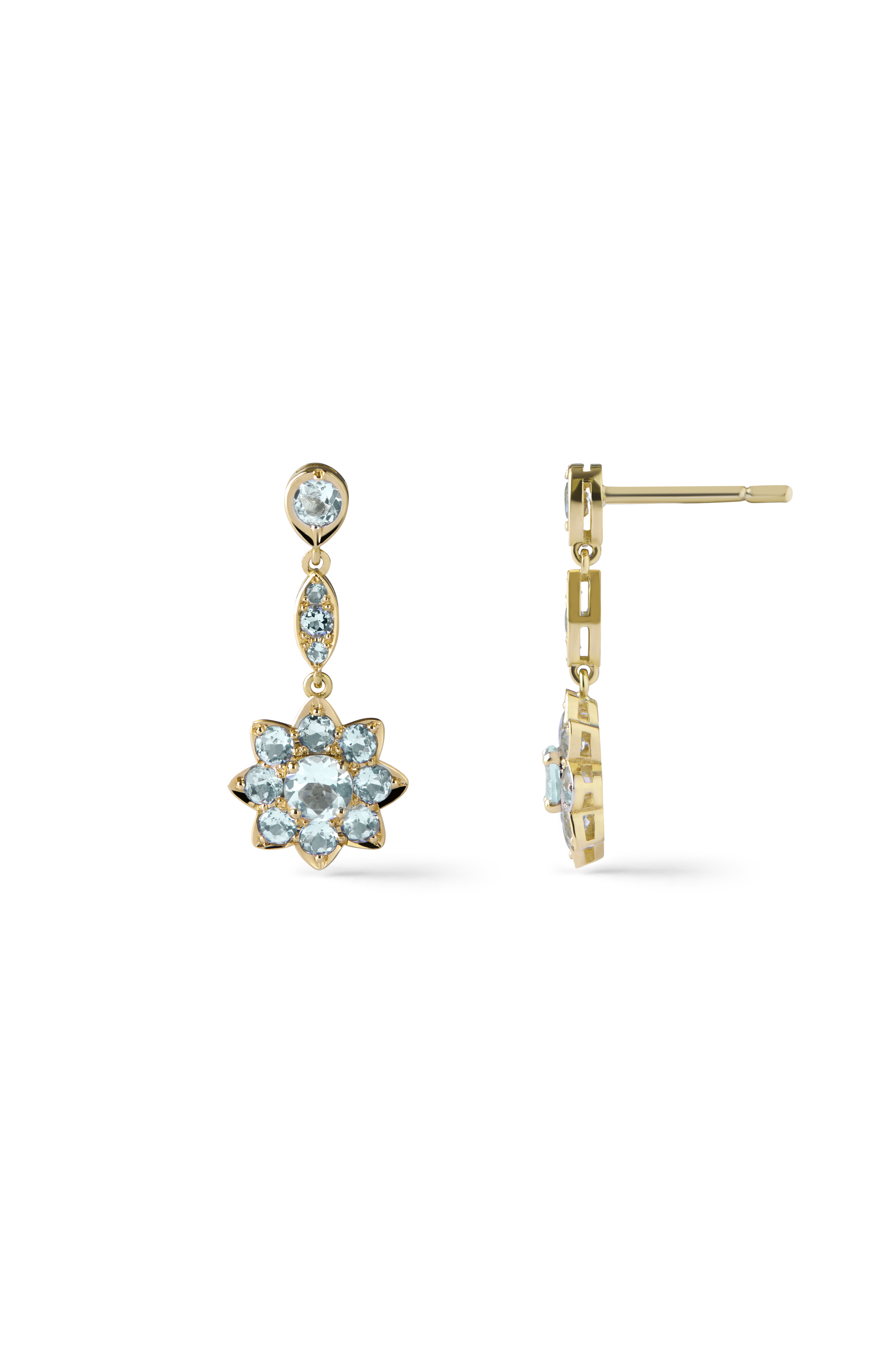 Pendientes de oro de 18 kt, diseño de Sofía Sunyer