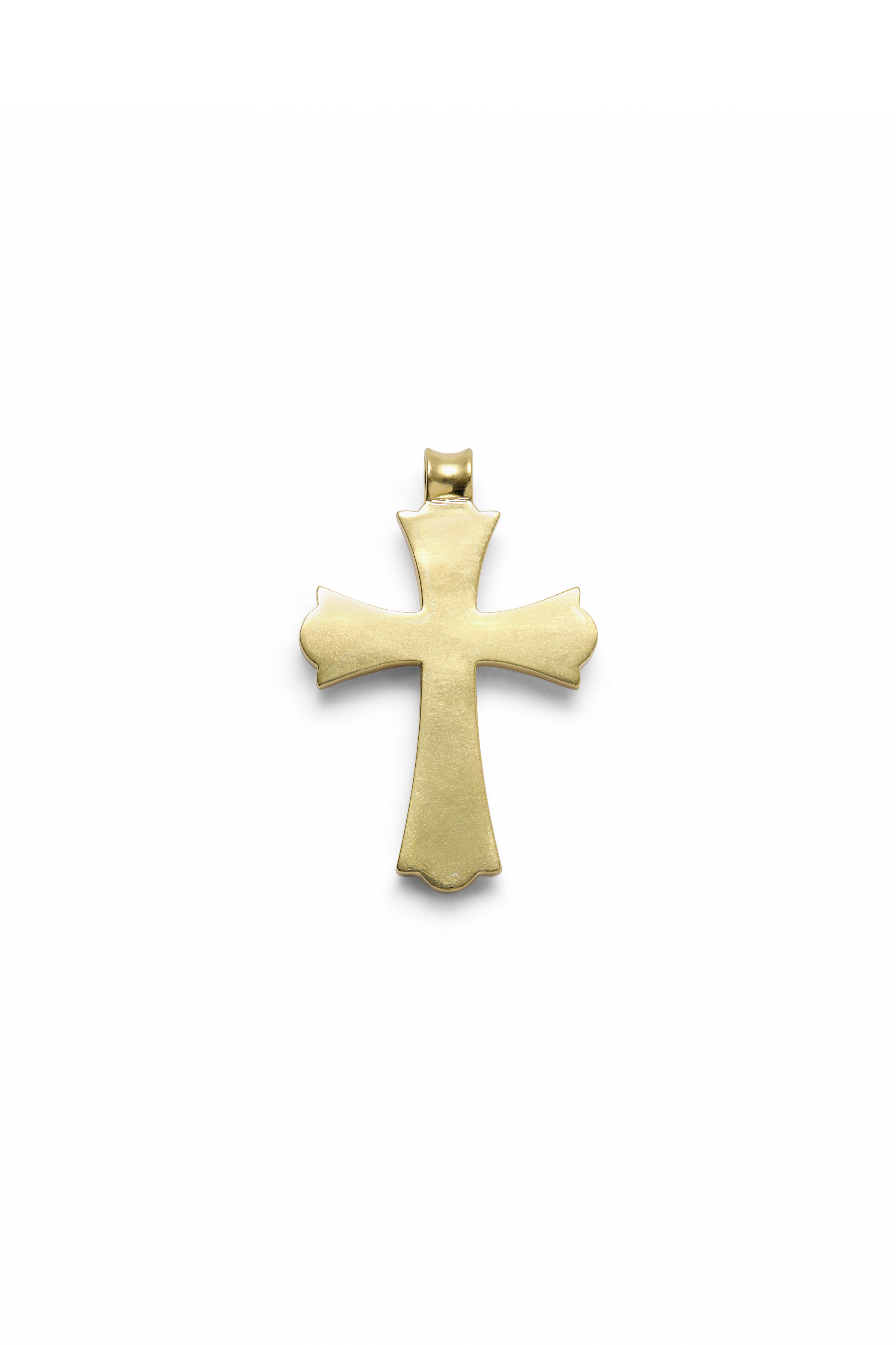 Cruz de oro de 18 kt con rubí, diseño de Sofía Sunyer