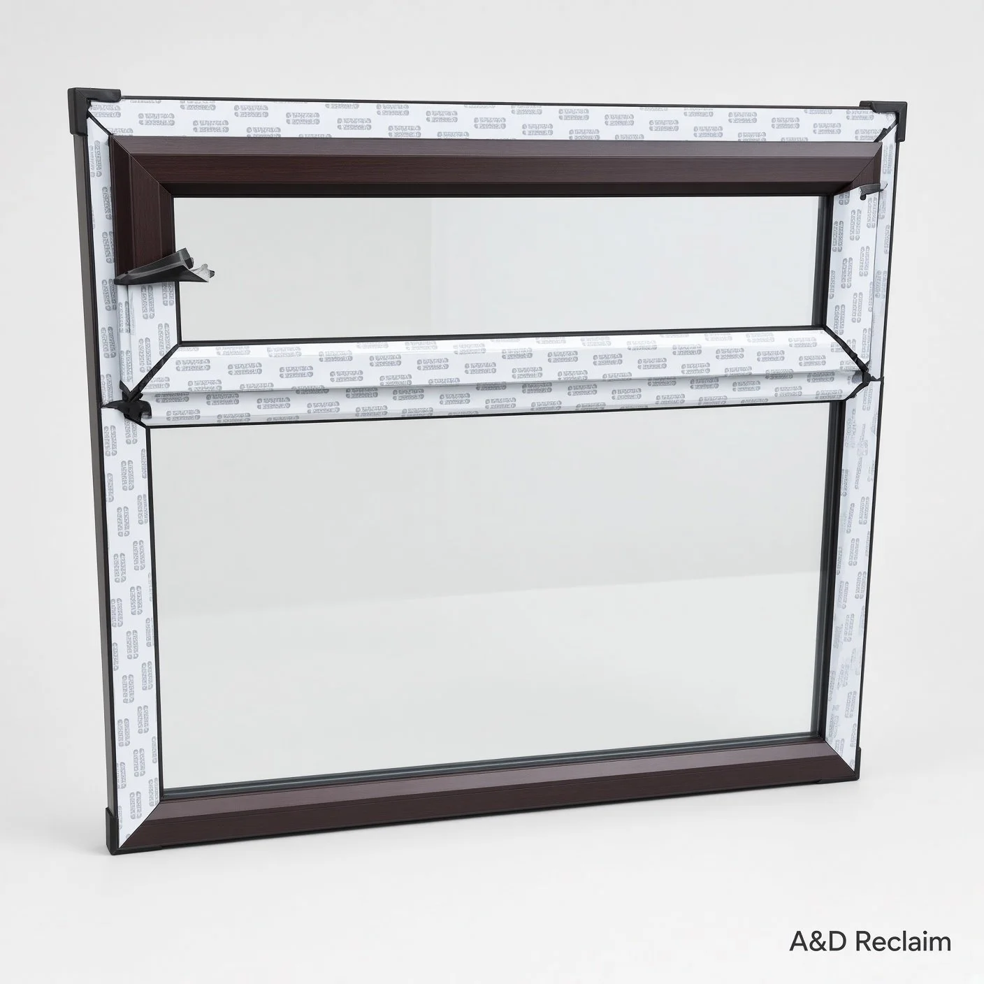 Ref SS22 ( N ) : New UPVC Mahogany Single Window