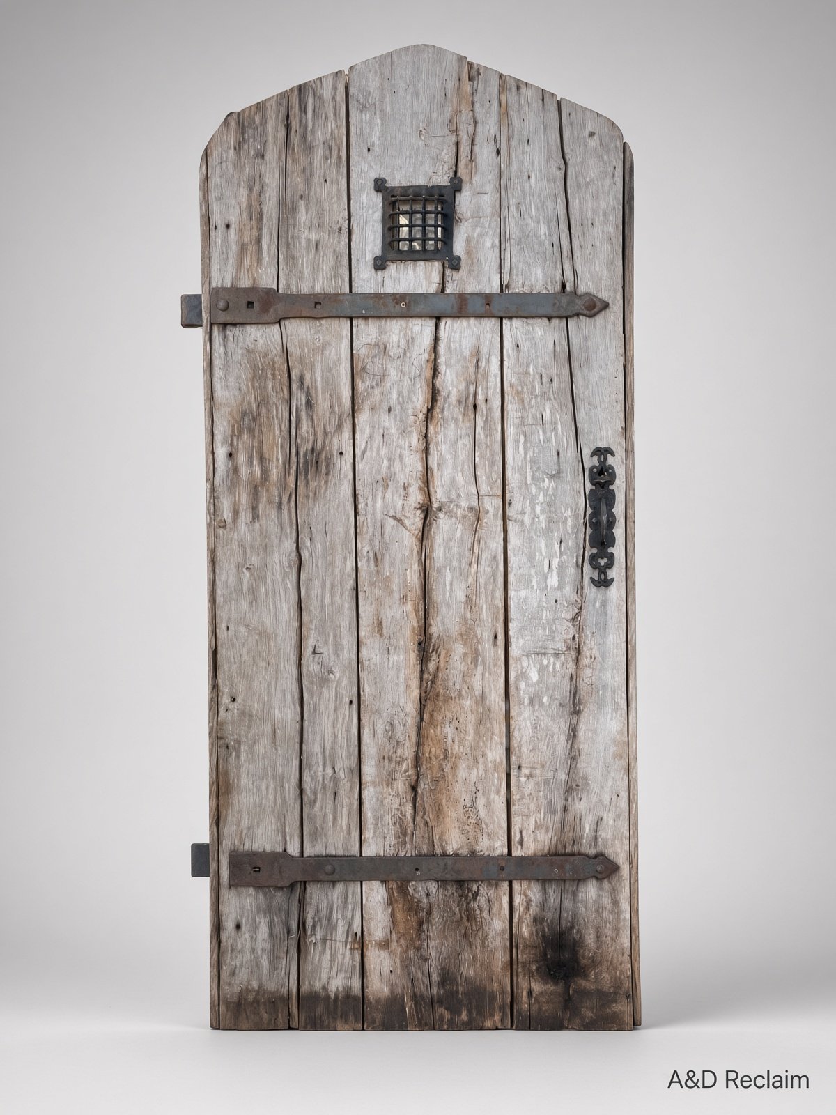 Secondhand Ornate Oak Door / Gate