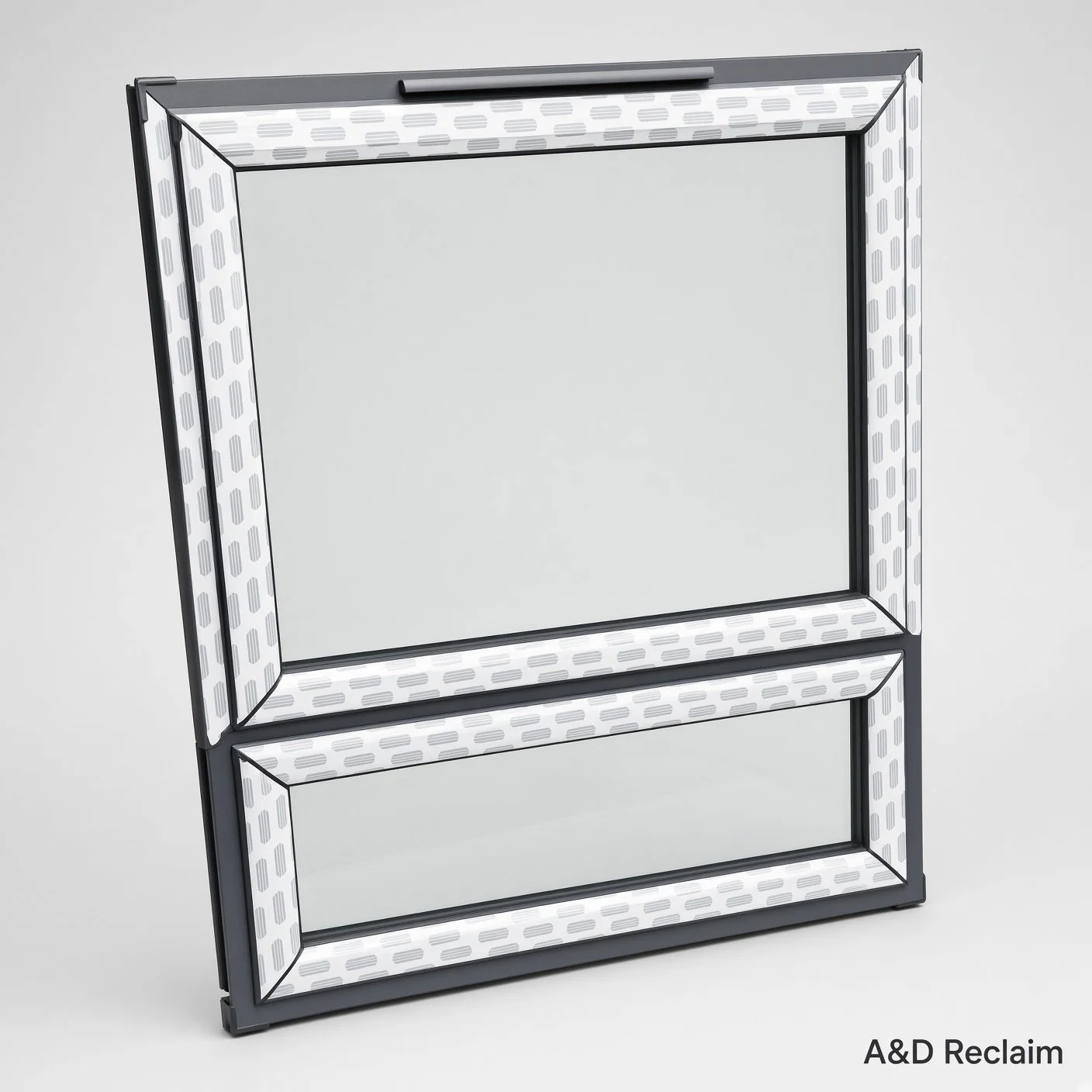 Ref D25 : New UPVC Grey Window