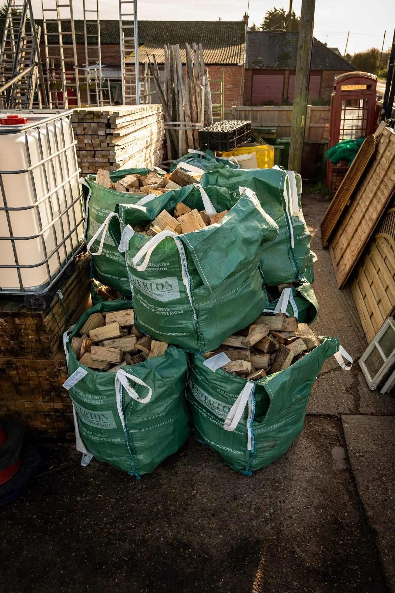 Large Bags Of Hardwood Seasoned Logs