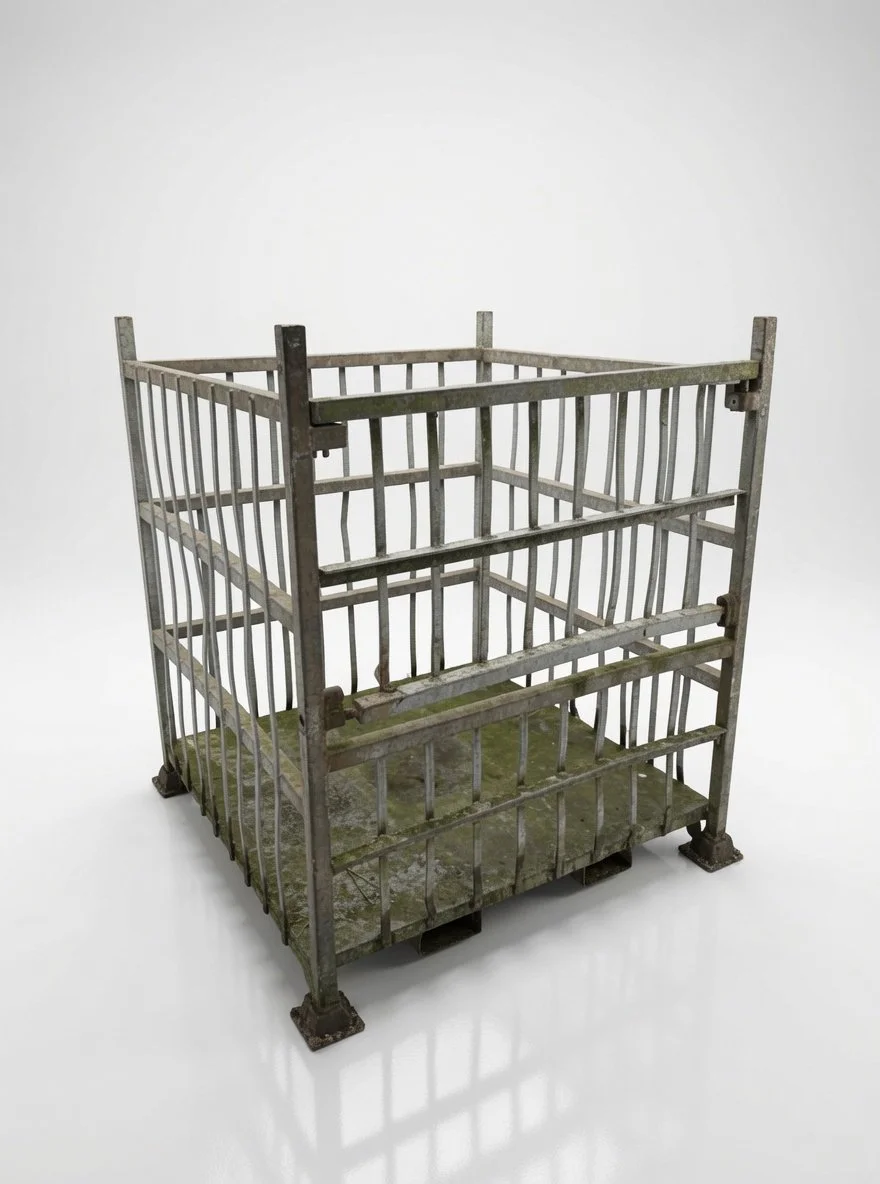 Galvanised Metal Livestock Feeder Stillage