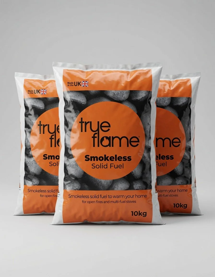 True Flame Smokeless Solid Fuel Coal - 10kg Bags