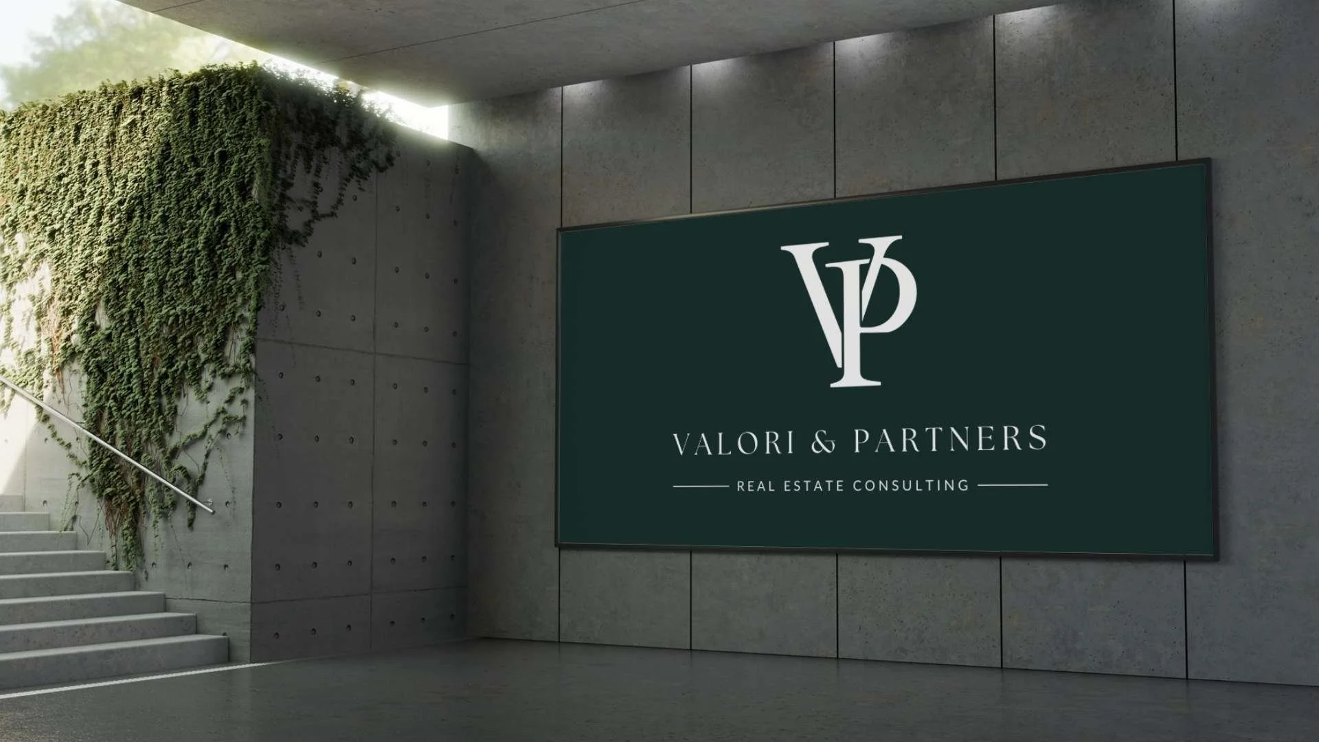 Valori & Partners Branding & Visual Identity – Real Estate Consulting