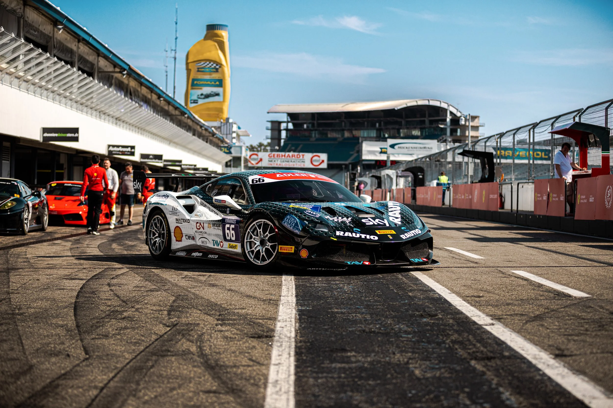 Ferrari 488 Challenge Hockenheimring Event Photographer Automotive Autofotograf Unternehmen Händler