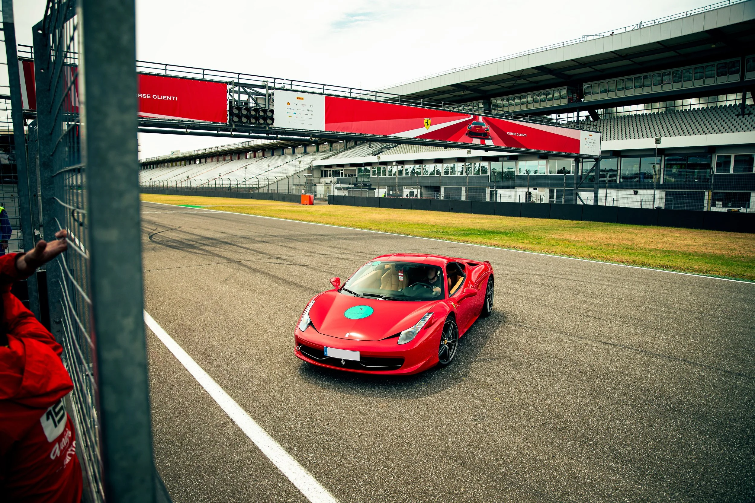 Rosso Corsa 458 Italia Hockenheimring Supercar Automotive Photography Berlin Germany