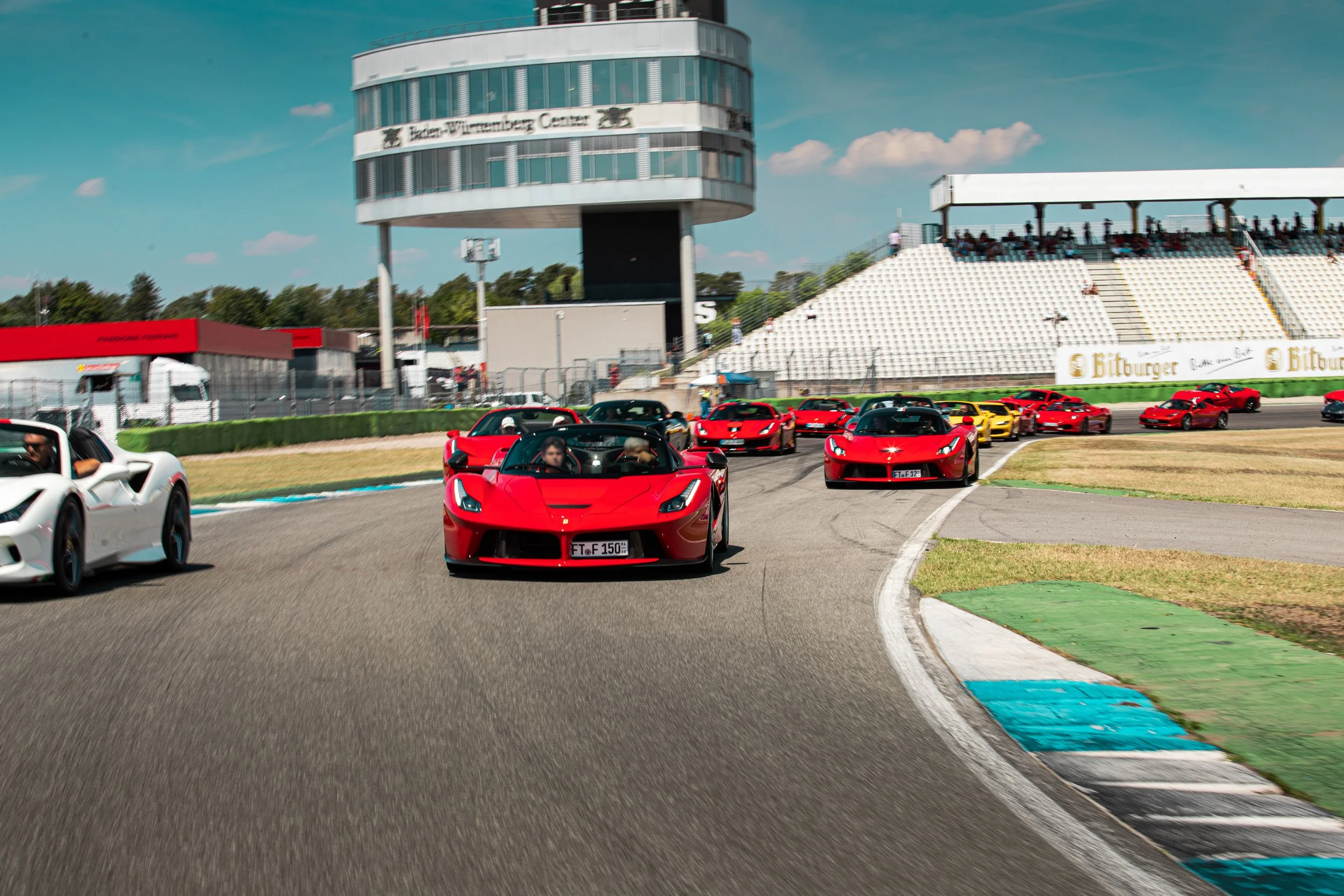 Rosso Corsa LaFerrari Aperta Hockenheimring Passione Ferrari Premium Automotive Photography Germany
