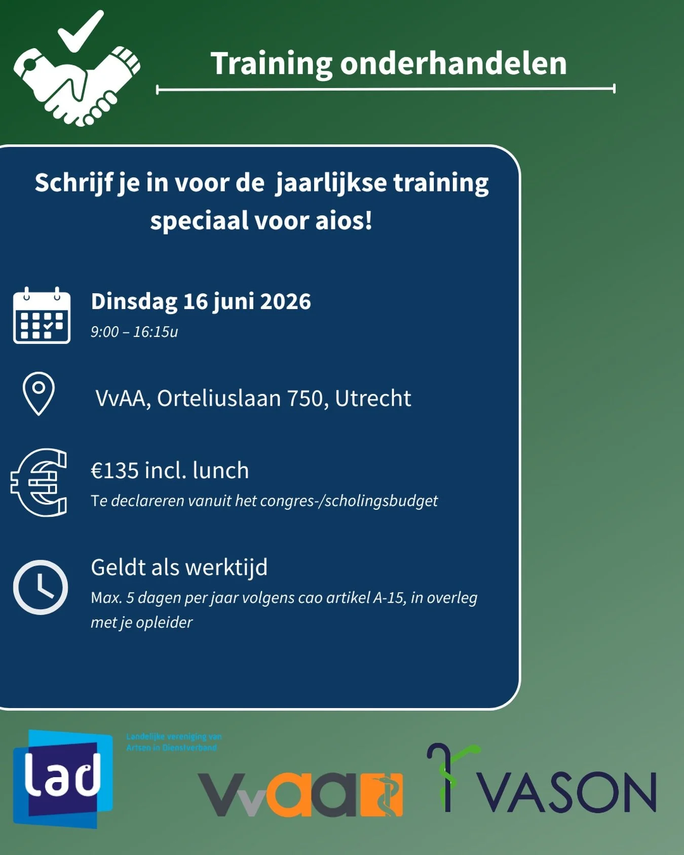 Zit je qua onderhandelingsruimte binnen de cao VVT helemaal vast? Zeker niet! Als je sterk en met meer vertrouwen het gesprek kan aangaan over je salaris en/of arbeidsvoorwaarden, vind je altijd wel de ruimte om te onderhandelen. Wil jij hier nou nog