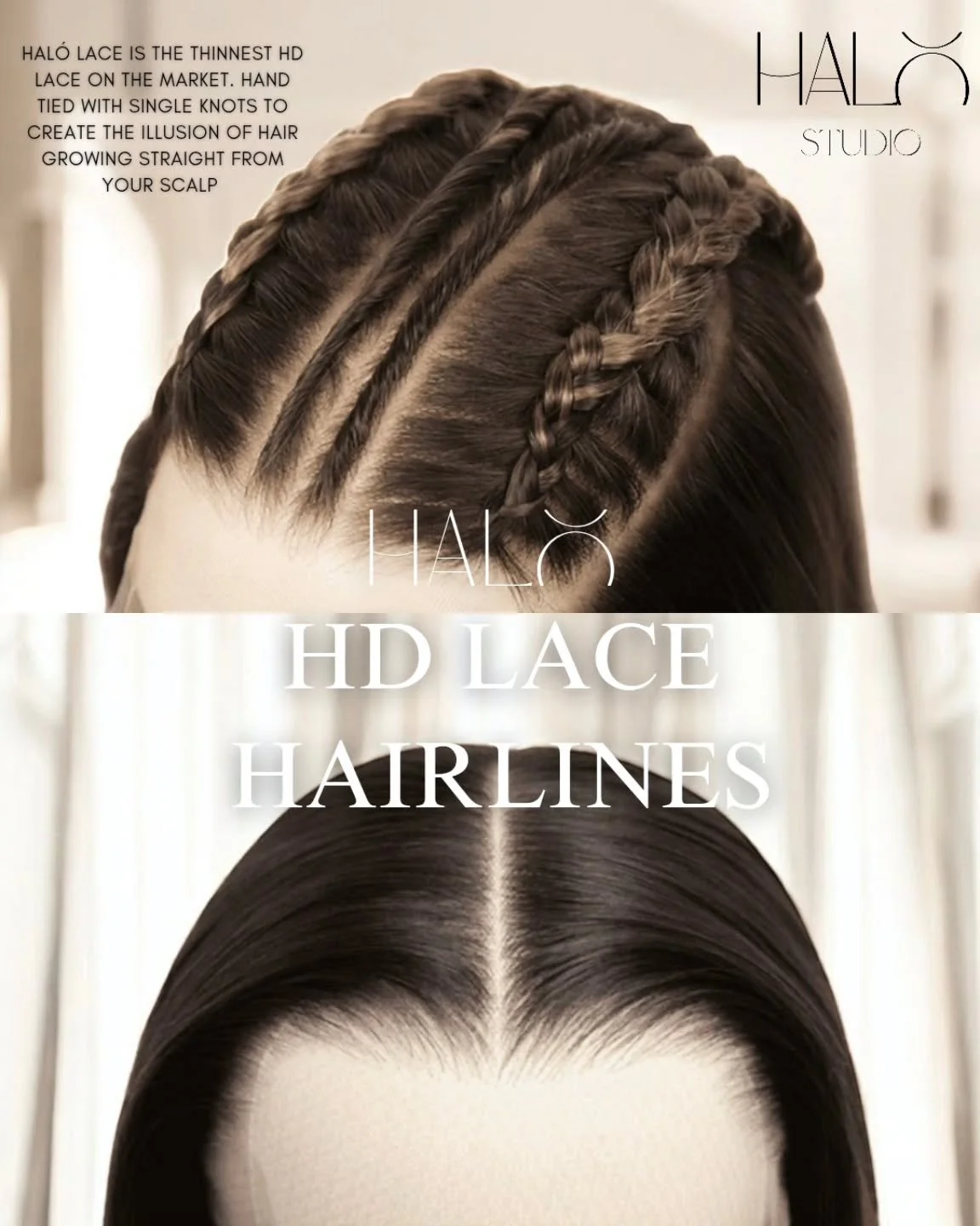 💫HD Lace Hairlines That Look Like They Grow From Your Scalp! 💫

HALO LACE is the thinnest HD lace on the market, featuring single knots that are meticulously hand-tied to create the illusion of natural hair growth from the scalp.

All our wigs are 