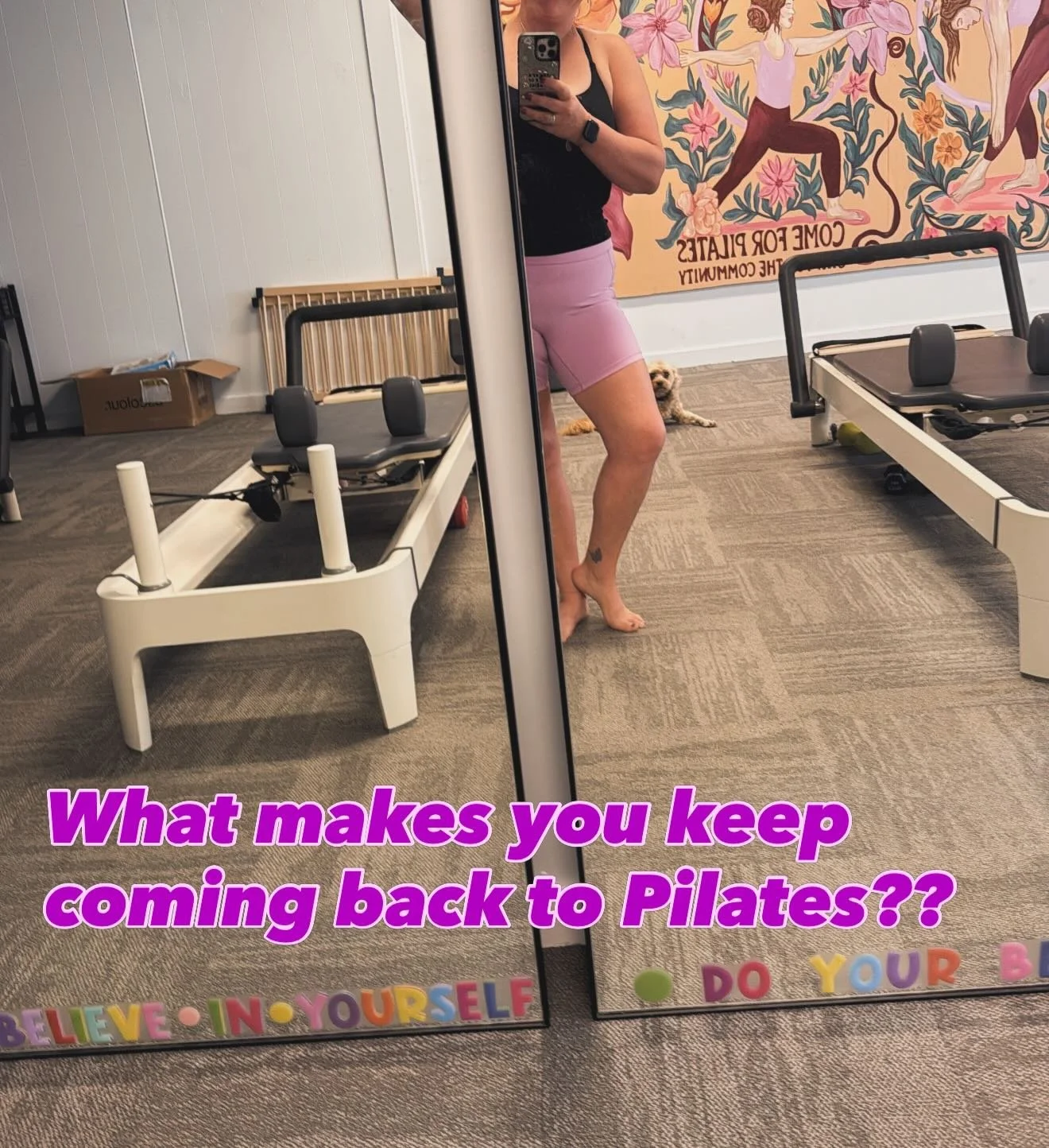 This is why we keep showing up, opening the doors and creating the best space we possibly can! A space inclusive of everyone. 

#inclusivesafespace #reformerpilates #whywedowhatwedo #pilateslove #movementismedicine