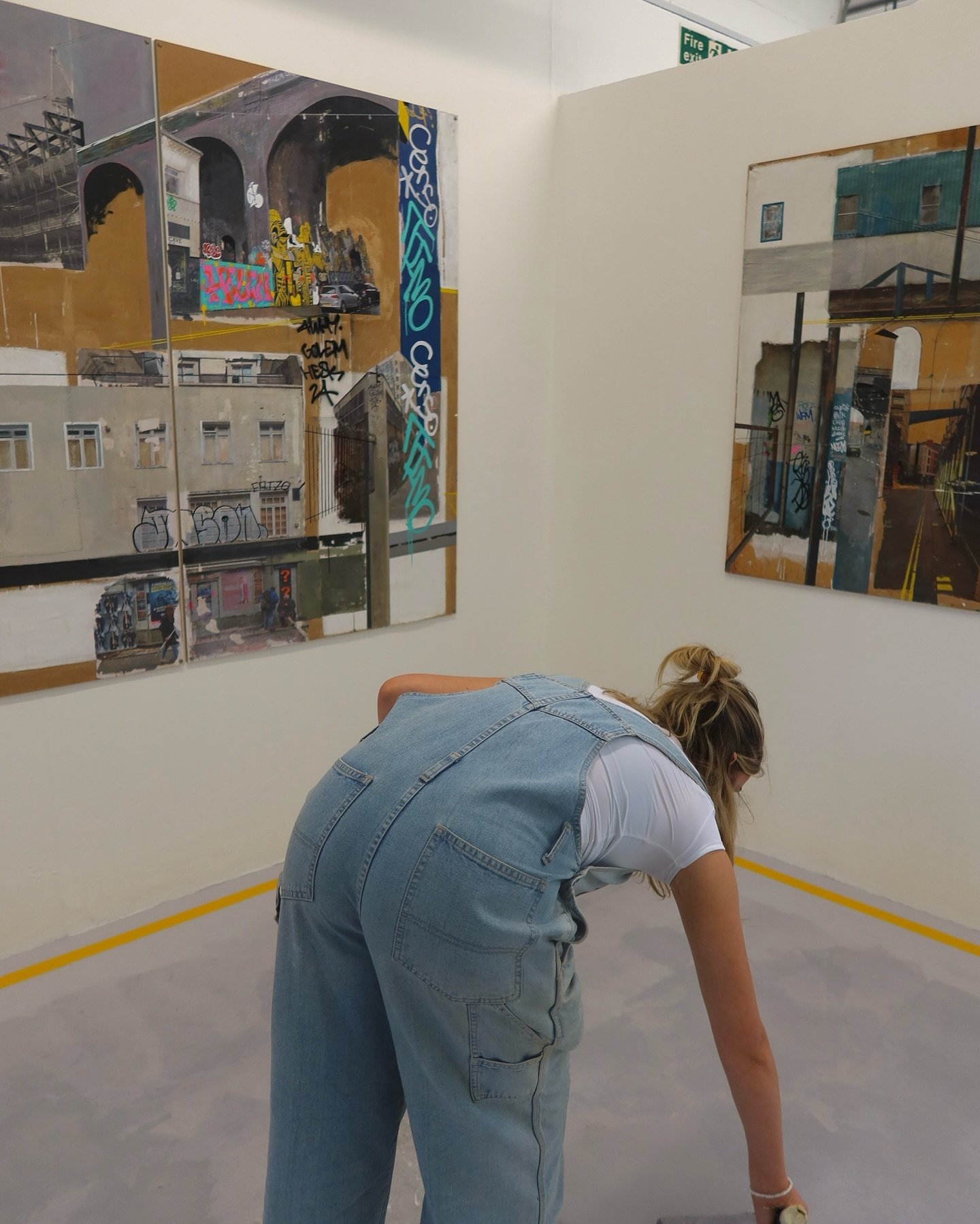 Finishing touches to our exhibition spaces!