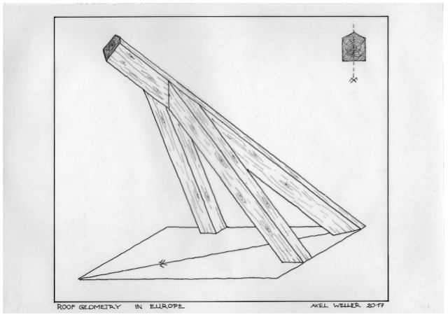 Figur 6. Axel Weller 2017. Skisse av et gratsperr med gratskifter.