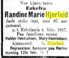 Dødsanonse Randine 04.02.1917.png