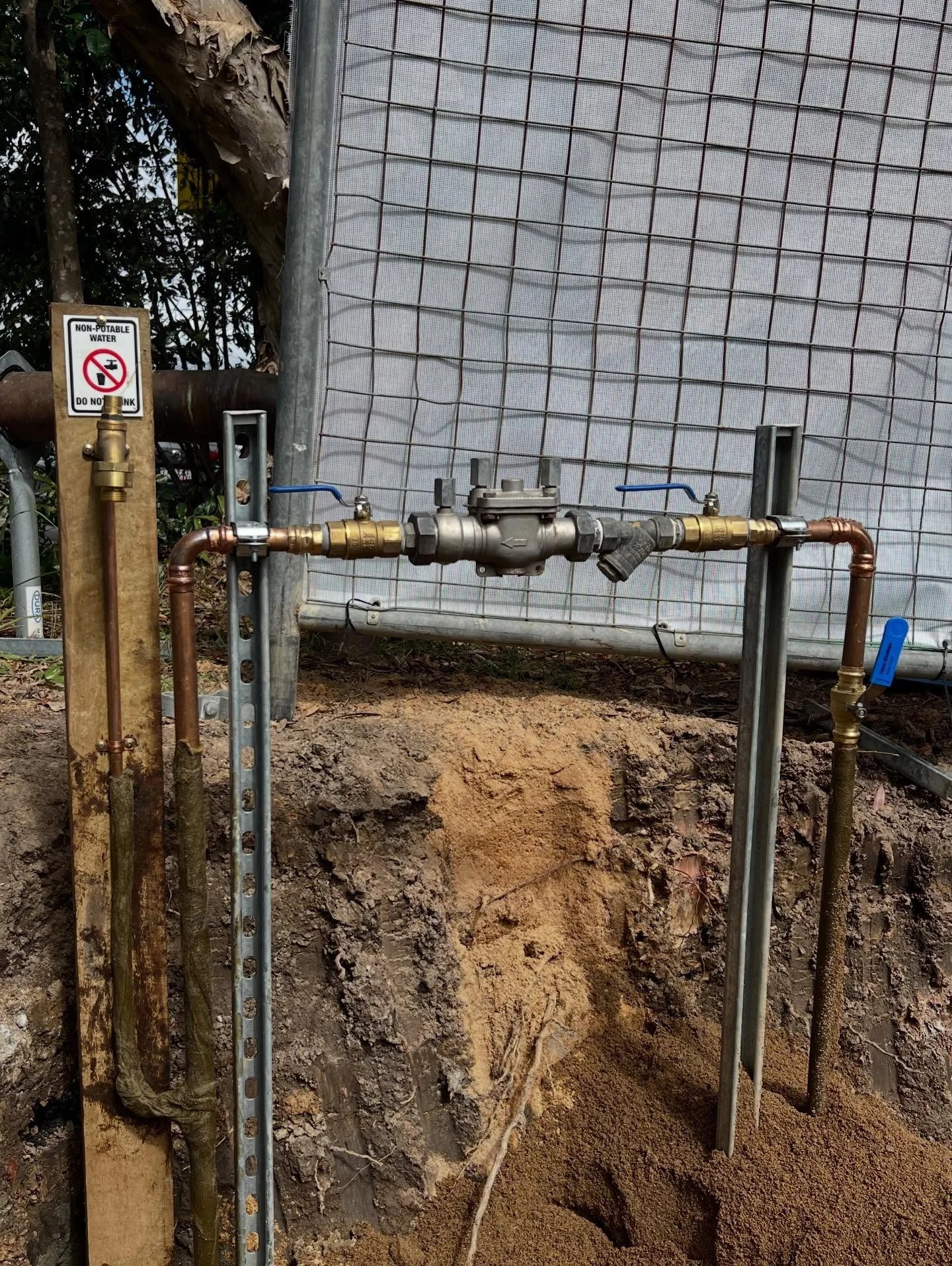 New construction on this site required restoration of the deteriorated roadway to improve the accessibility. During the works, the builder identified that the existing garden RPZD needed to be relocated. We completed the relocation to suit the new la