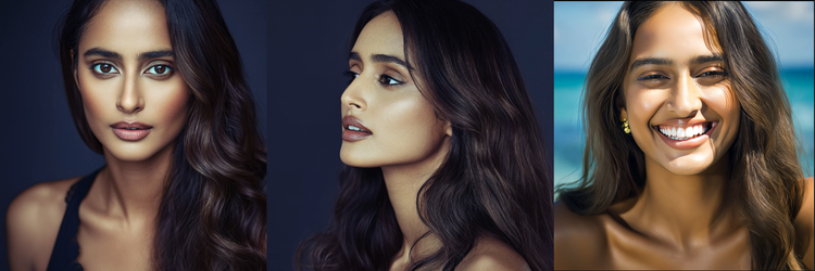 AI-generated model Yasmin.
