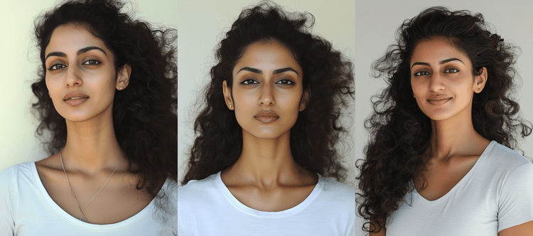 AI-generated model Anahita.