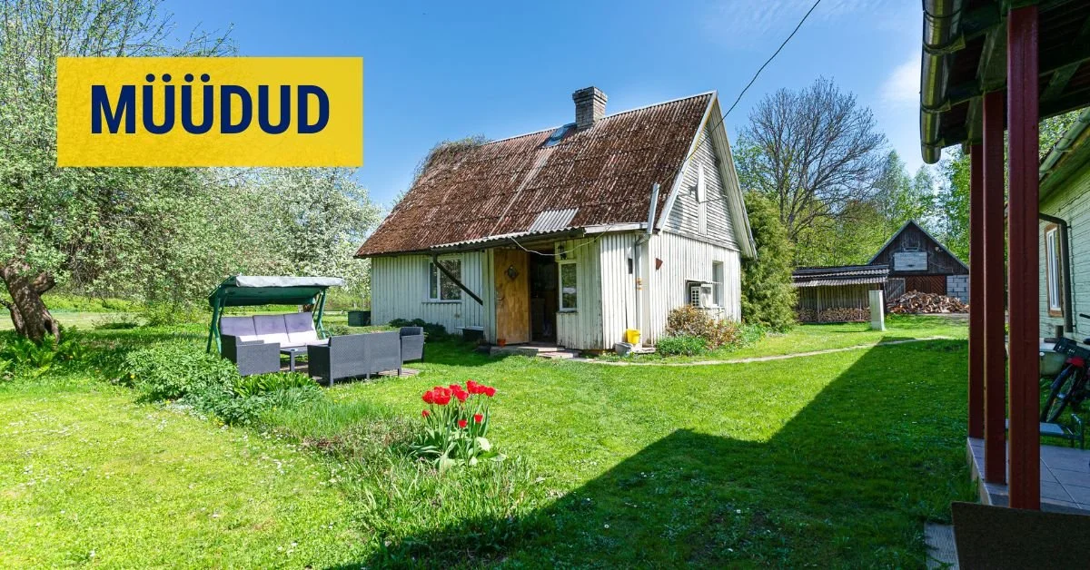 3,9ha suurune kinnistu koos 2 elamu ja kõrvalhoonetega!