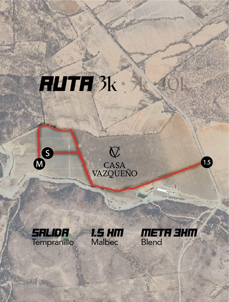 3km Vino y corrió Casa Vazqueño 2025